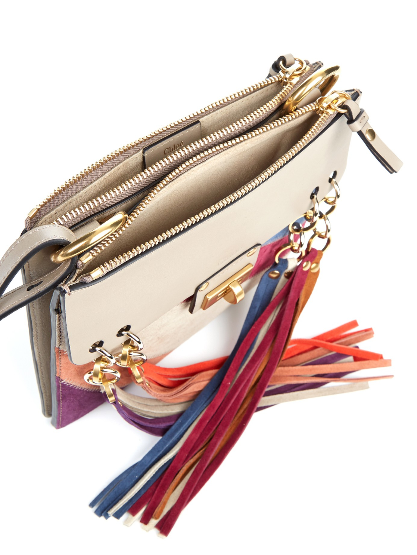 Chloe Jane Mini Fringed Suede Bag Cloe Hand Bags Chloe Jane Mini Fringed Suede Bag