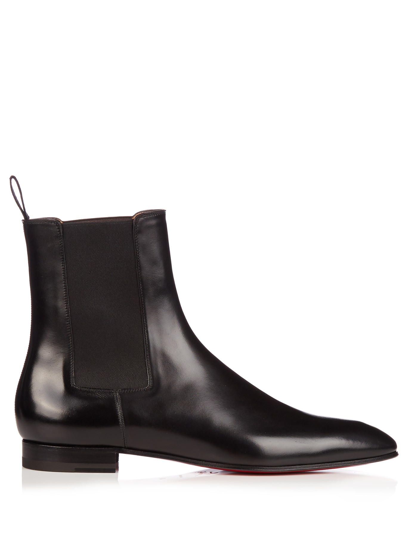 Lyst - Christian Louboutin Roadie Leather Chelsea Boots in Black for Men