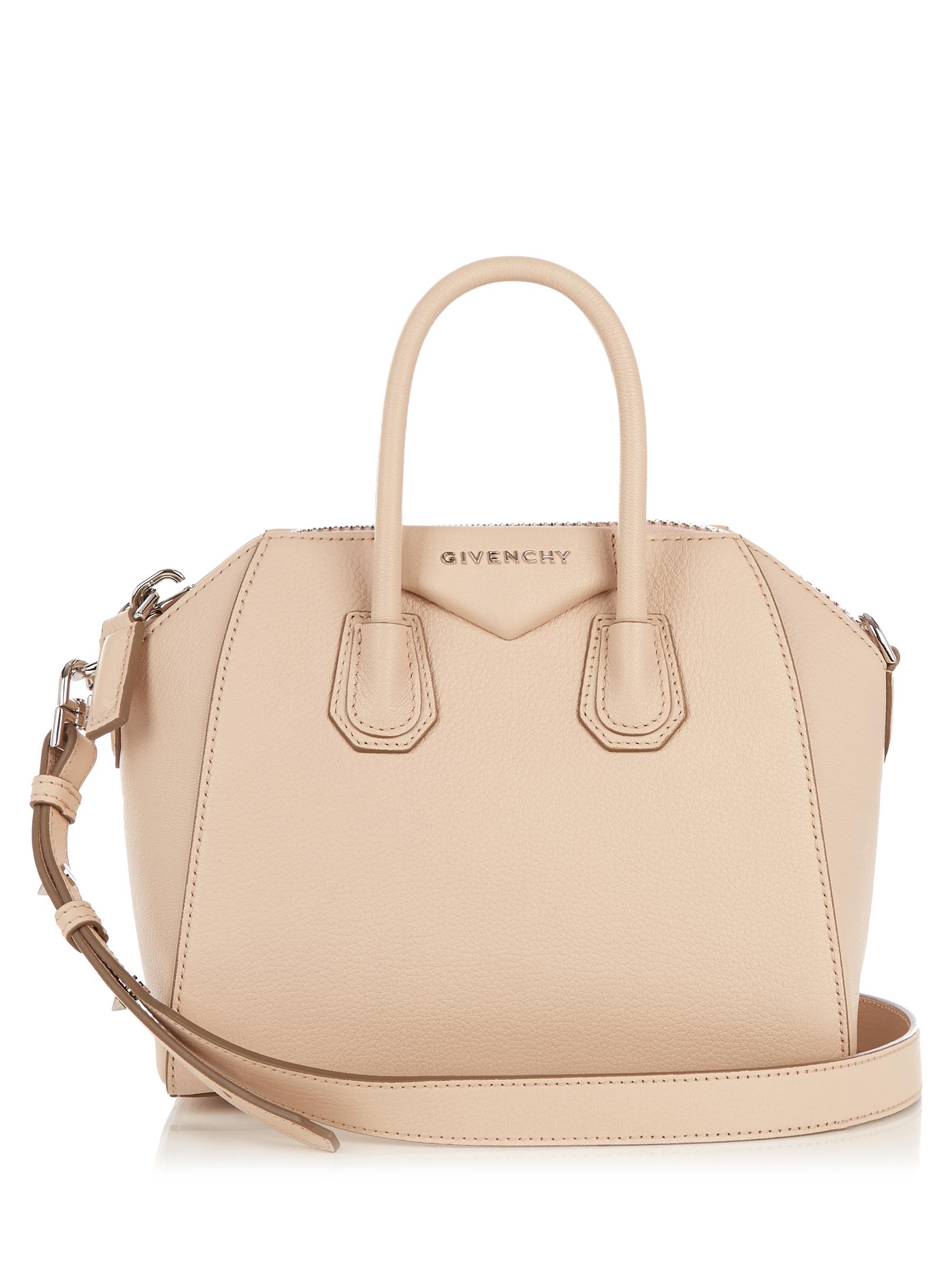 Lyst - Givenchy Antigona Mini Leather Cross-body Bag in Pink