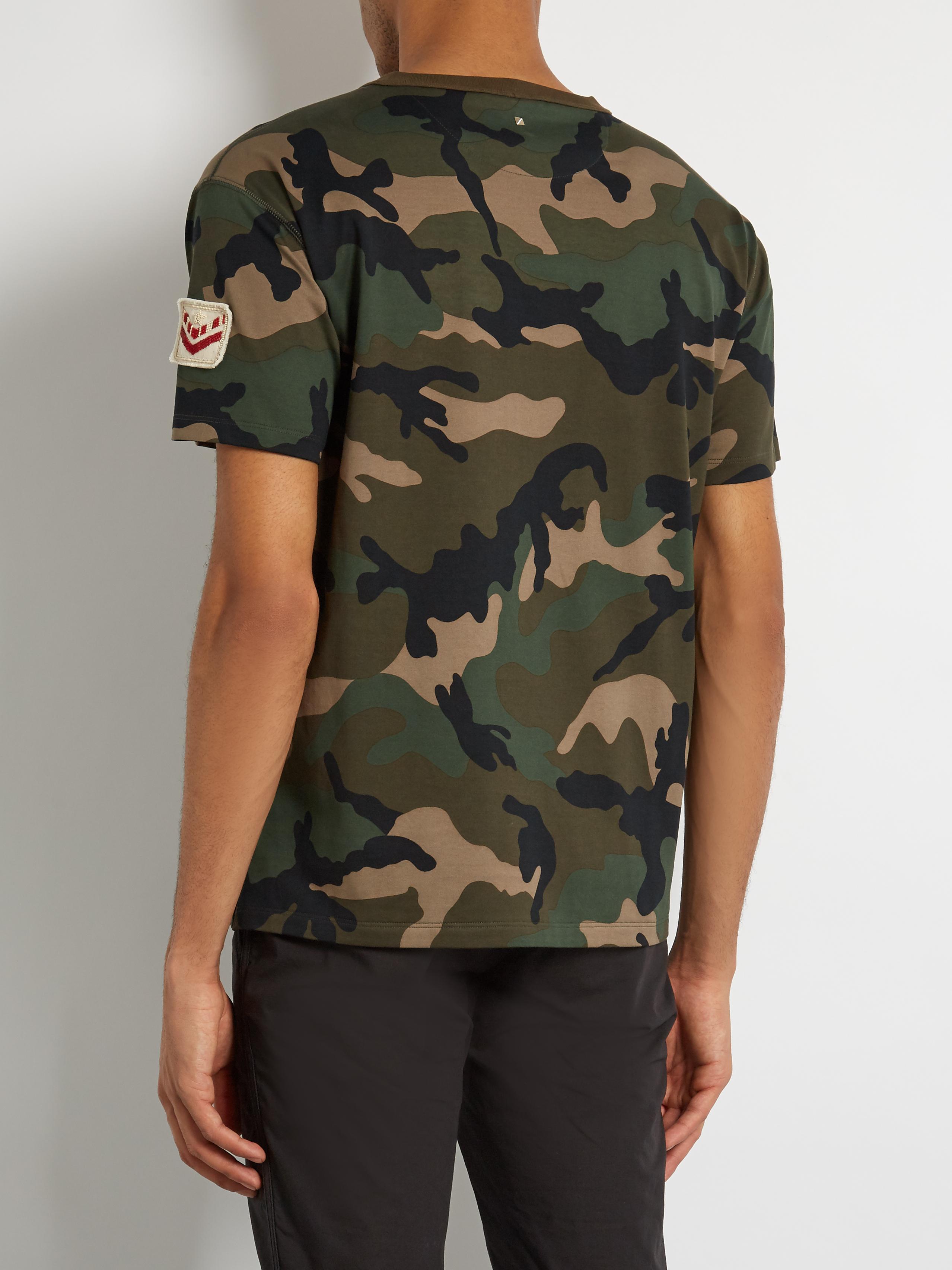 valentino army shirt