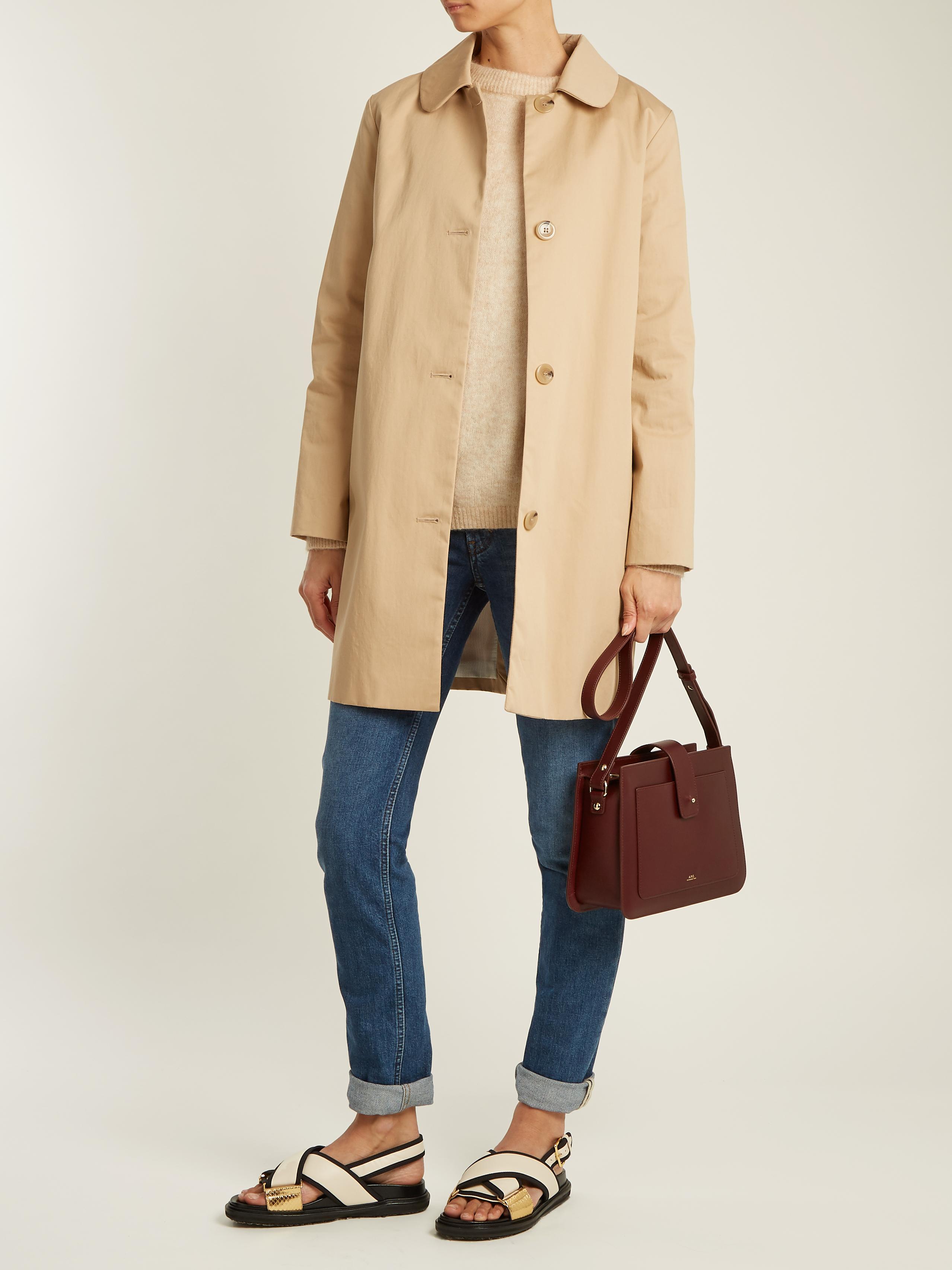 Lyst - A.P.C. Albane Leather Cross-body Bag