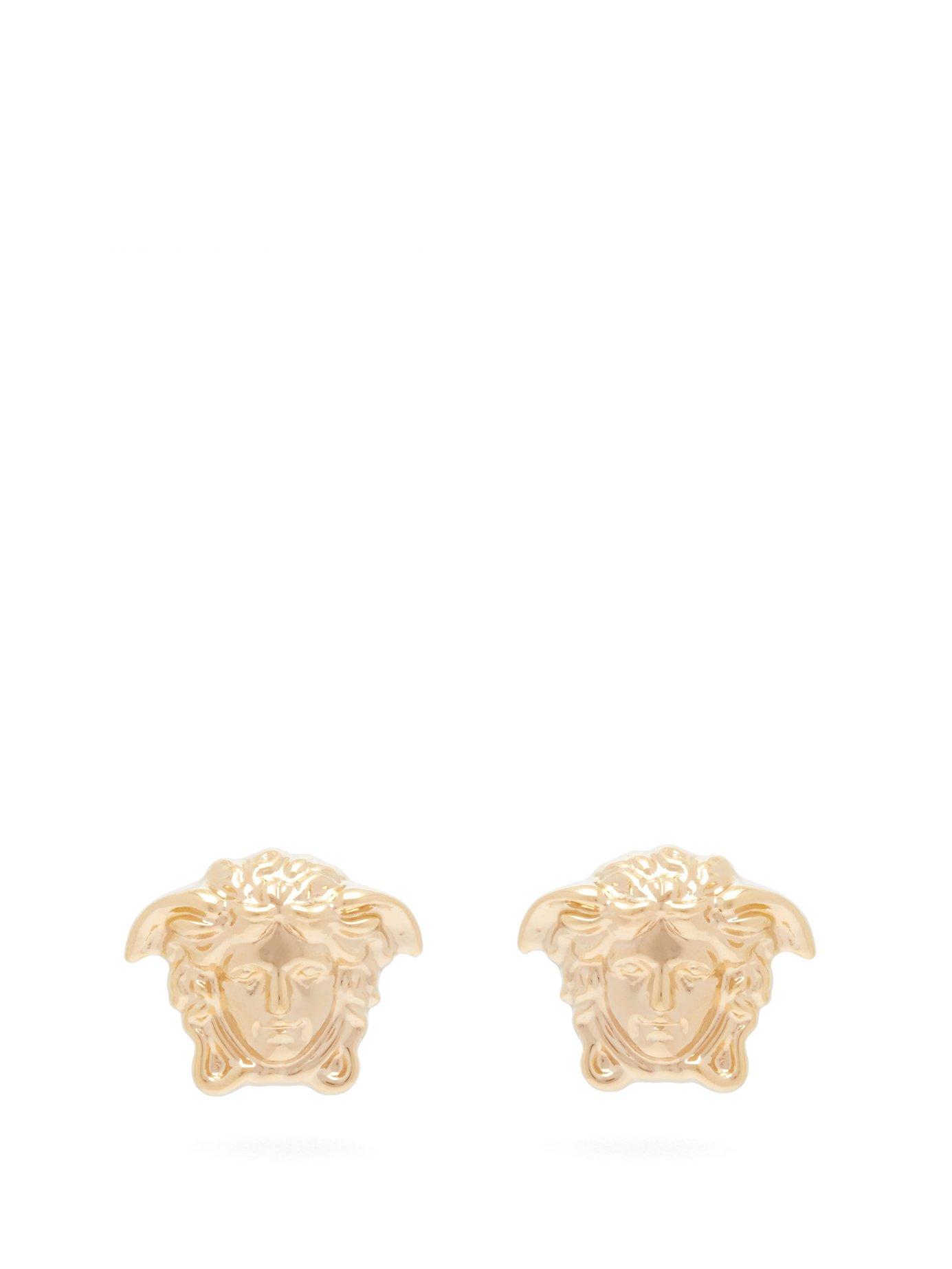 medusa head stud earrings