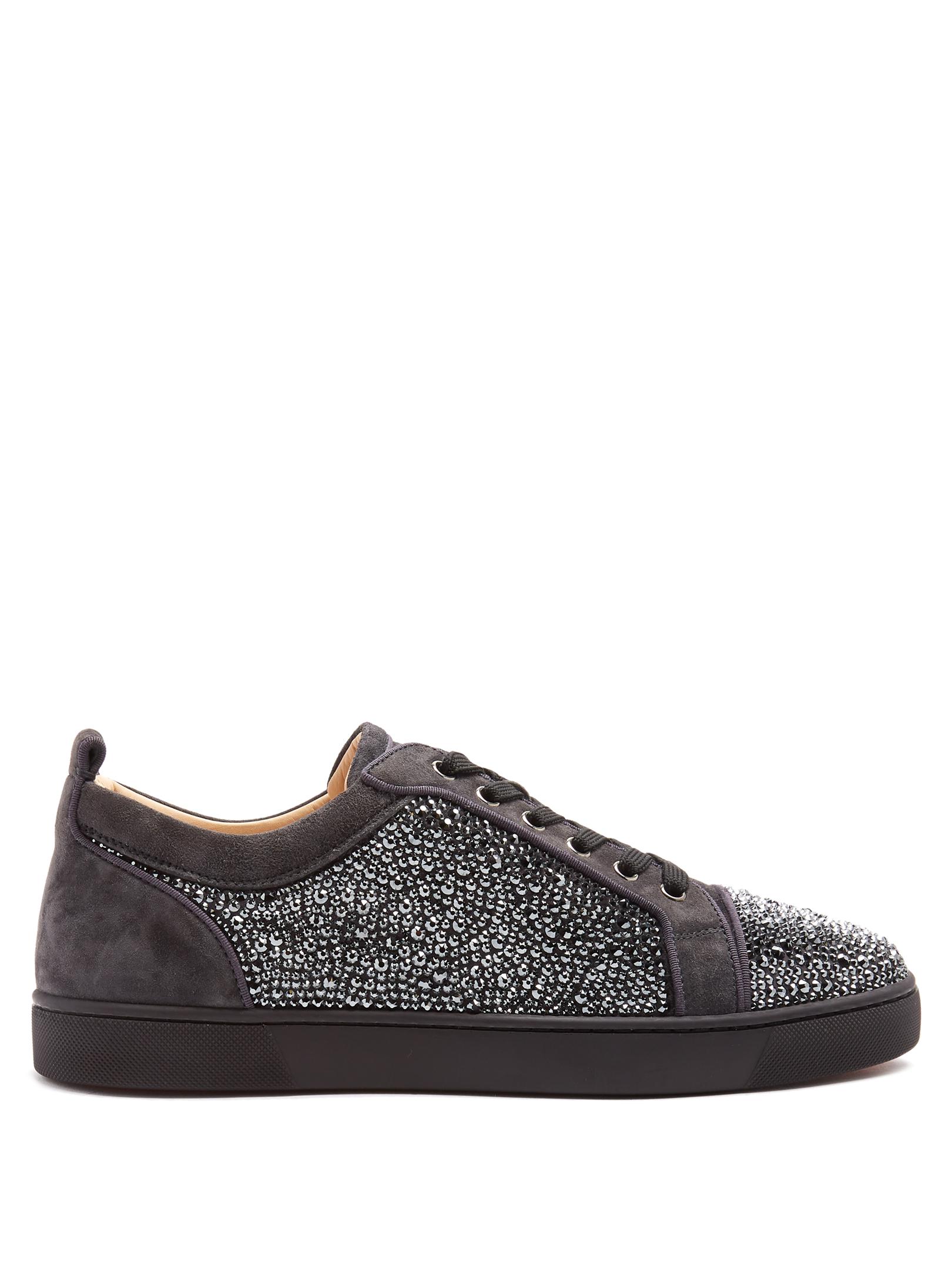 Christian Louboutin Louis Junior Strass Low-top Embellished Trainers in ...