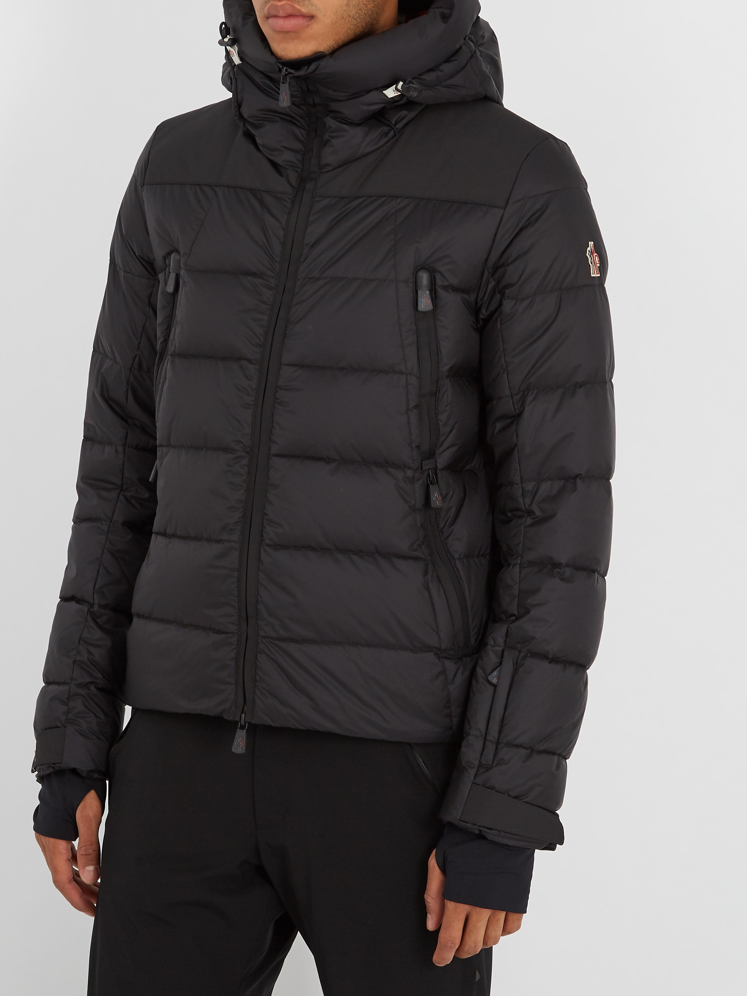 Lyst - Moncler Grenoble Camurac Hooded Quilted Down Jacket in Black for Men