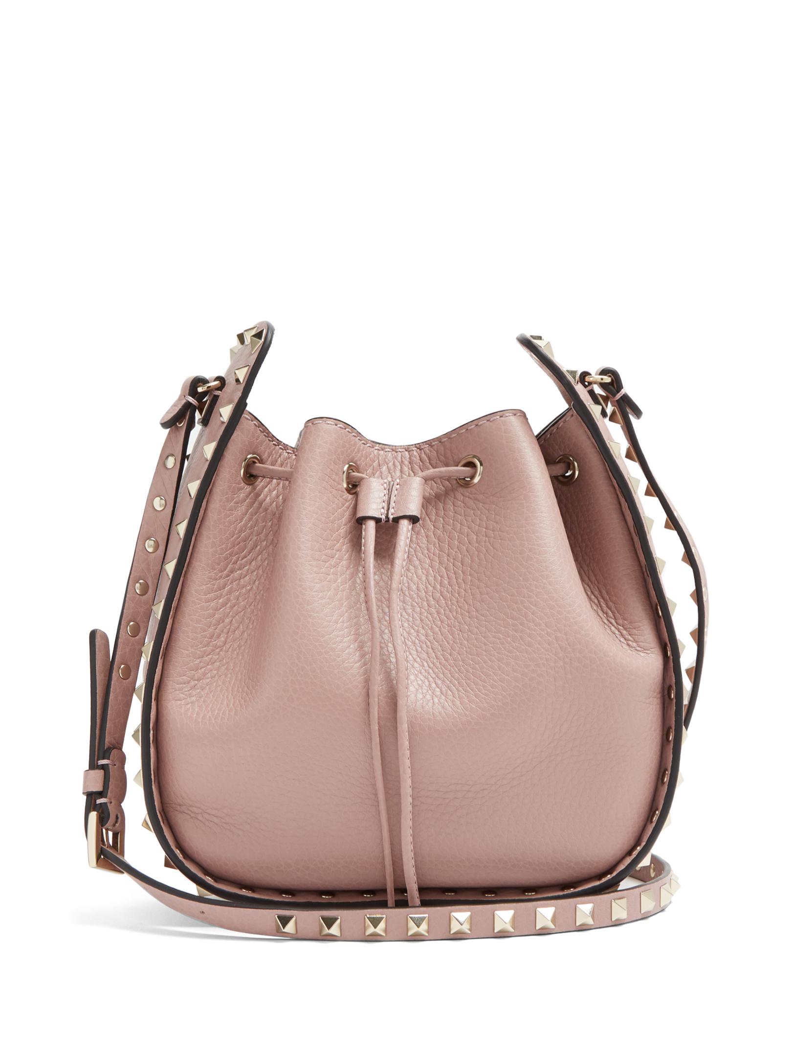 pink bucket bag