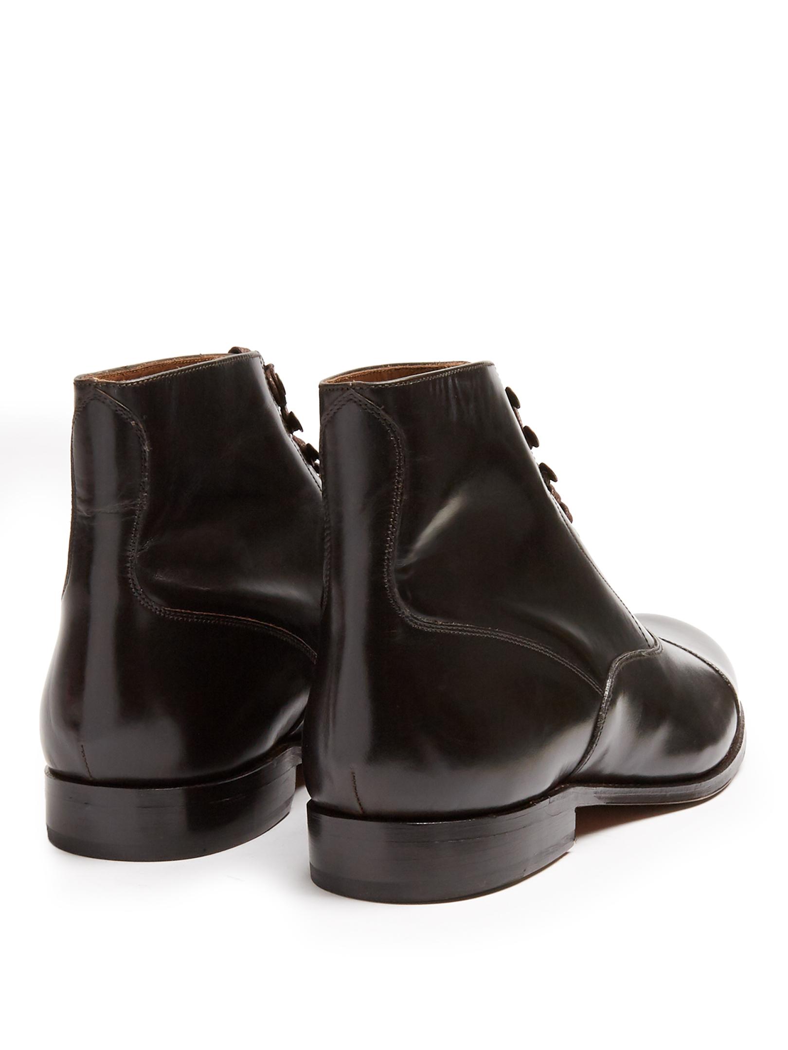 Lyst - Grenson Leander Leather Ankle Boots in Brown for Men