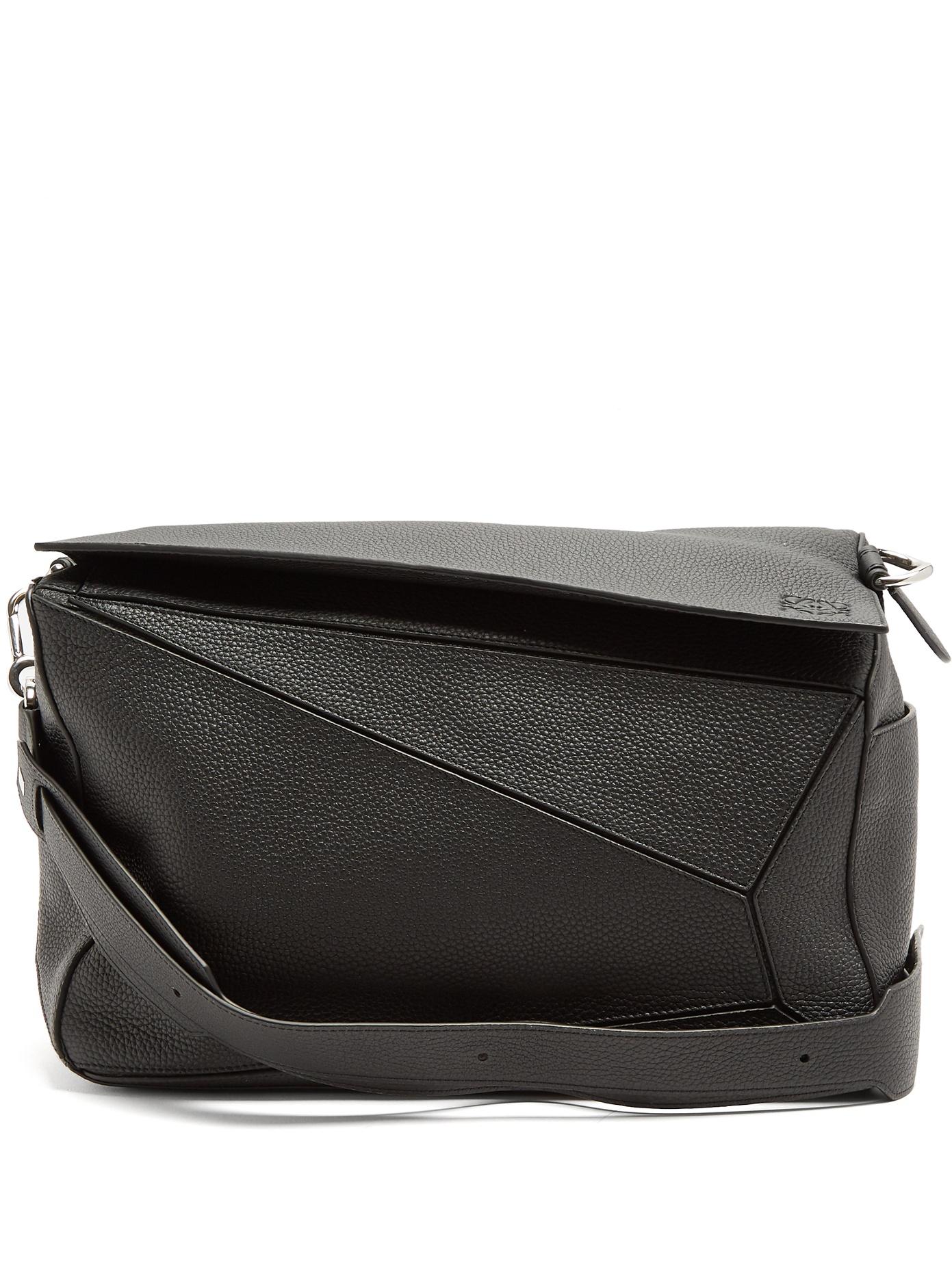 Lyst - Loewe Puzzle Large Leather Bag in Black for Men