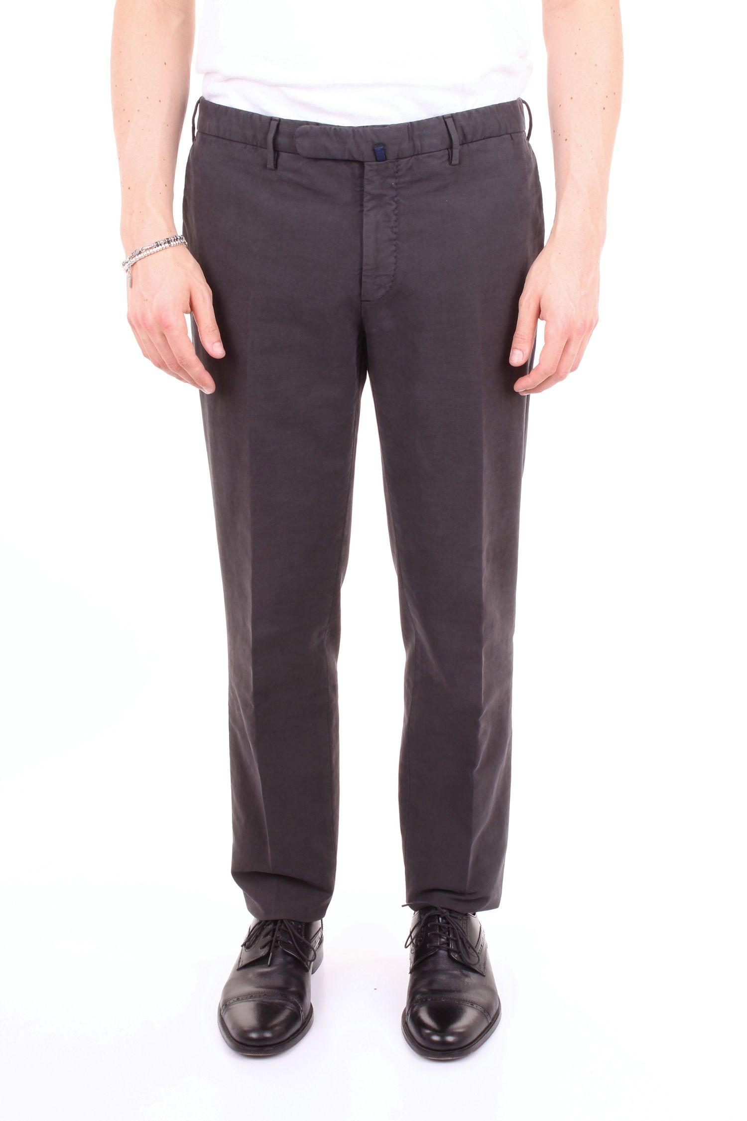 Incotex Grey Cotton Pants in Gray for Men Lyst