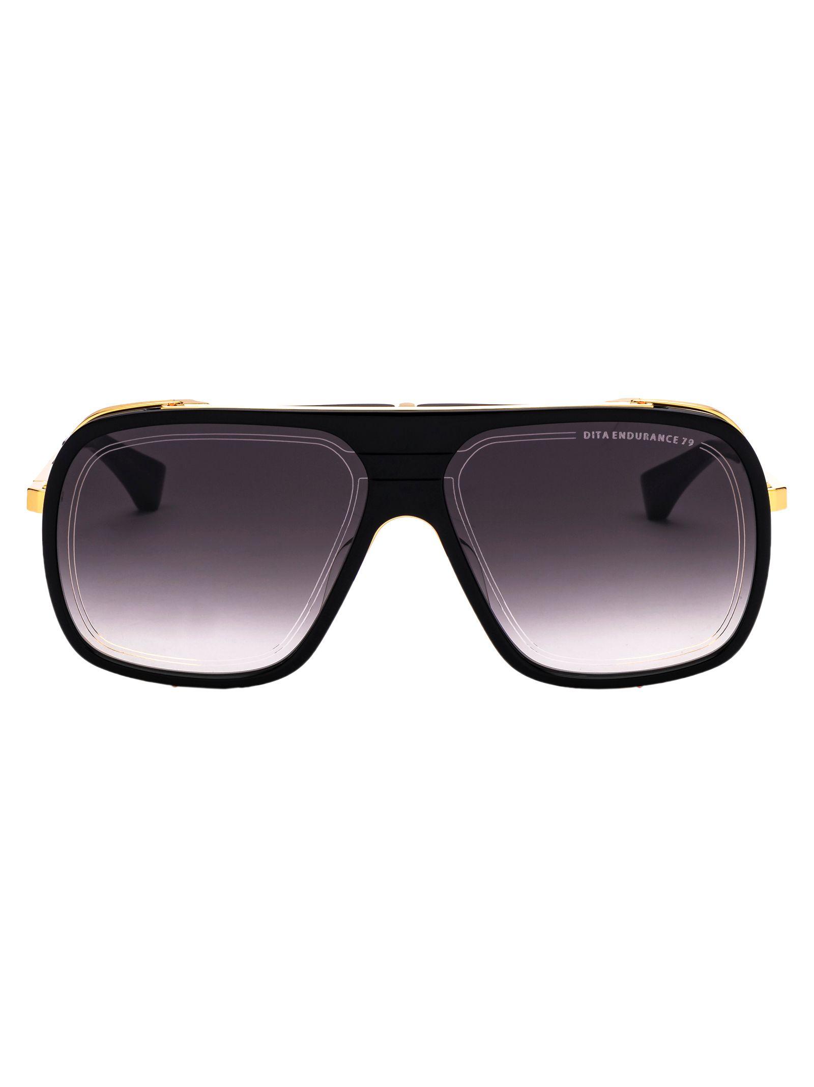 DITA Black Acetate Sunglasses in Black for Men - Lyst