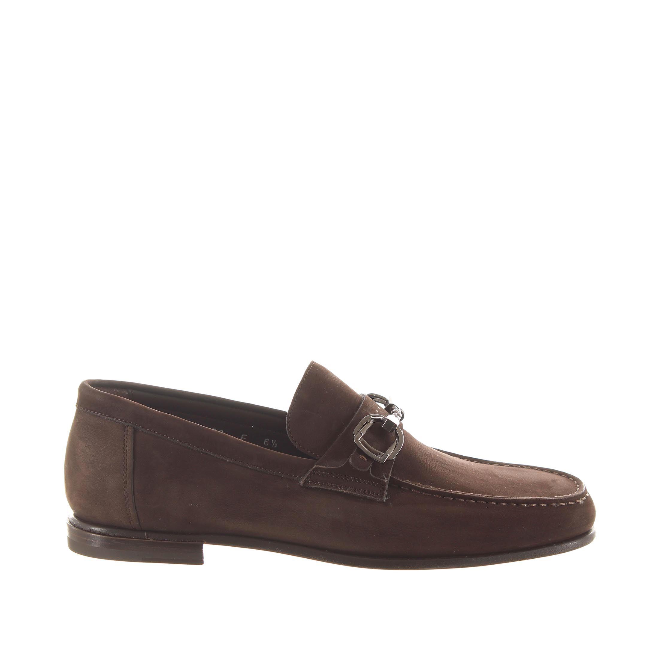 brown leather loafers men's