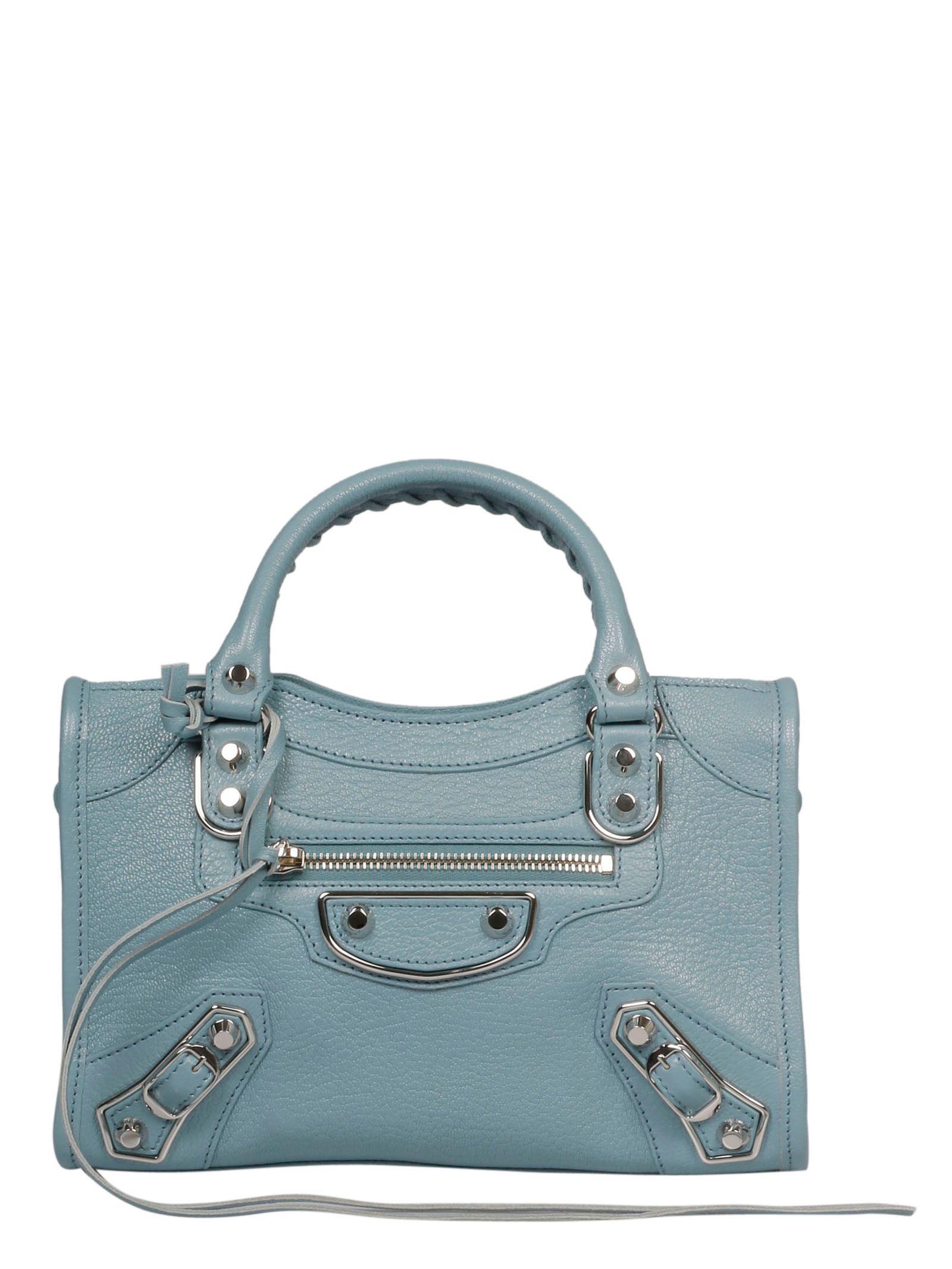 Light Blue Handbags Leather | semashow.com