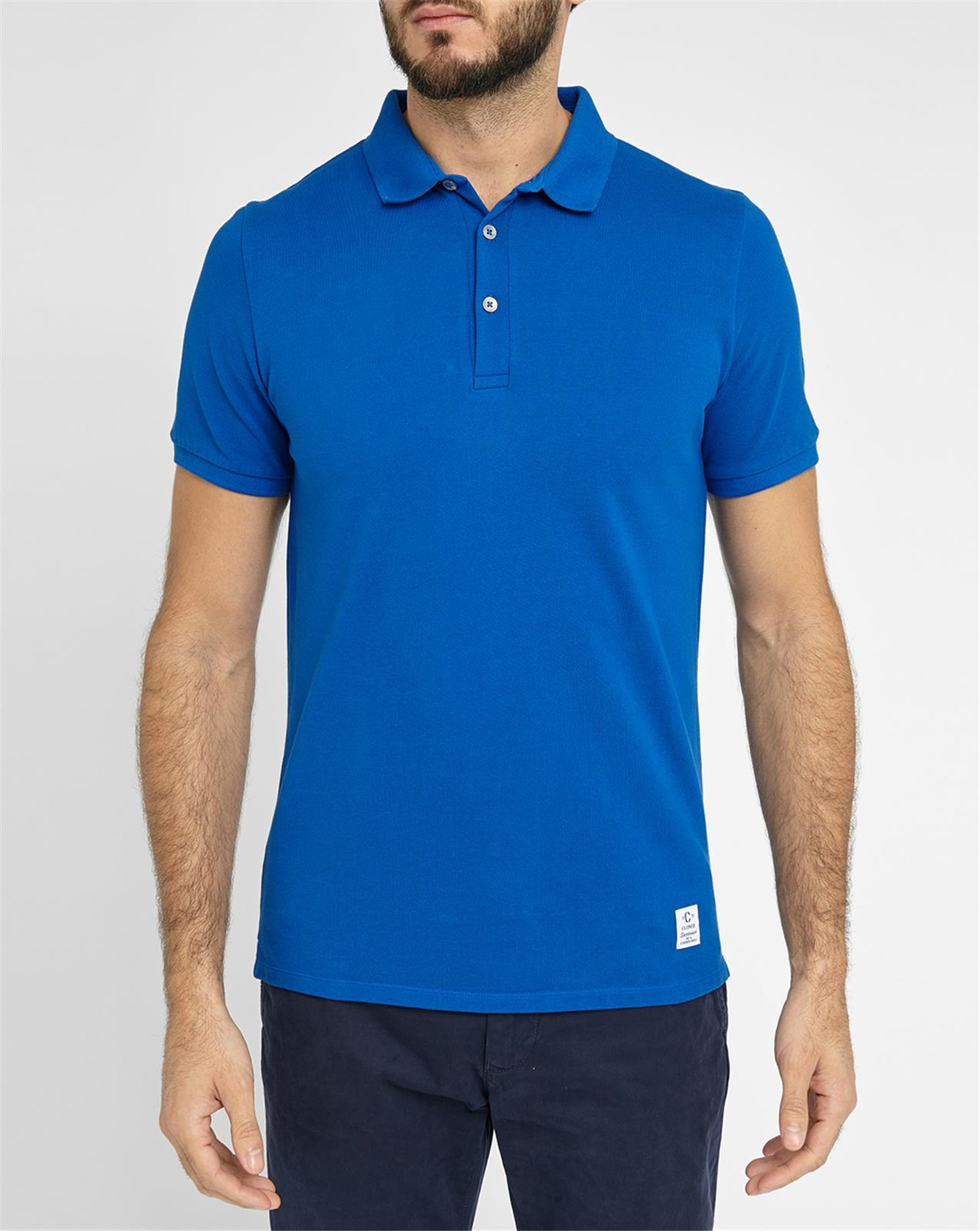 Closed Neon Blue Short-sleeve Polo Shirt in Blue for Men | Lyst