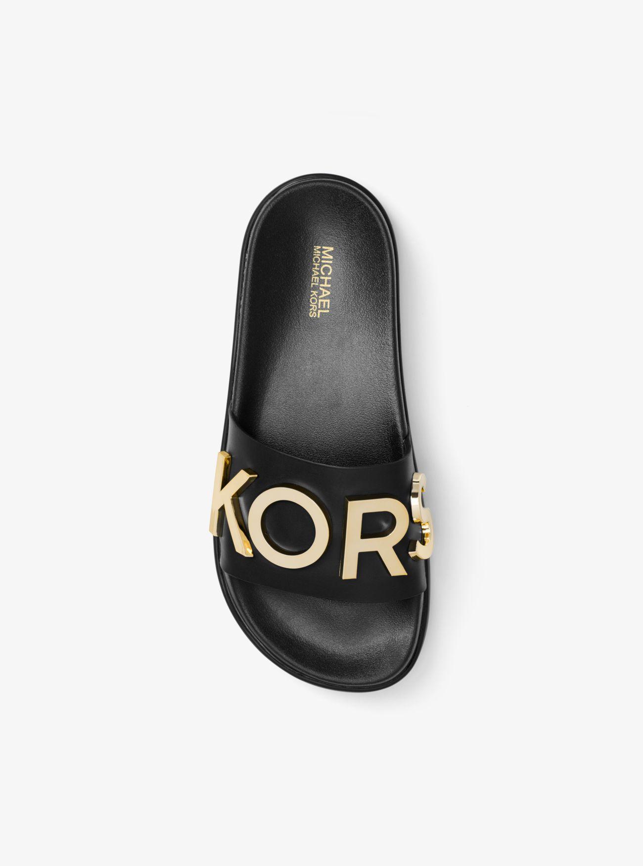 michael kors embellished slides