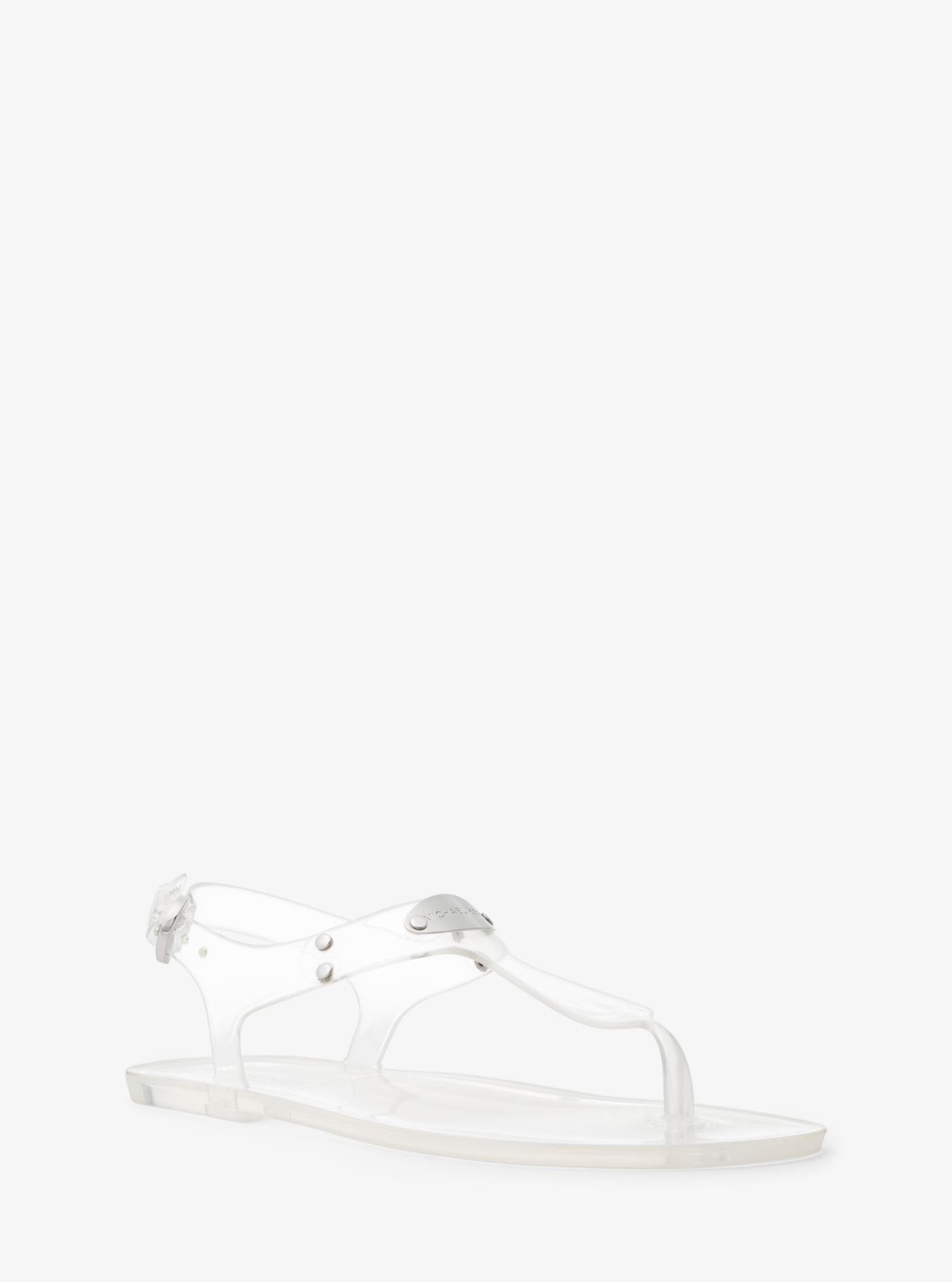 Lyst - Michael Kors Jelly Sandal in White