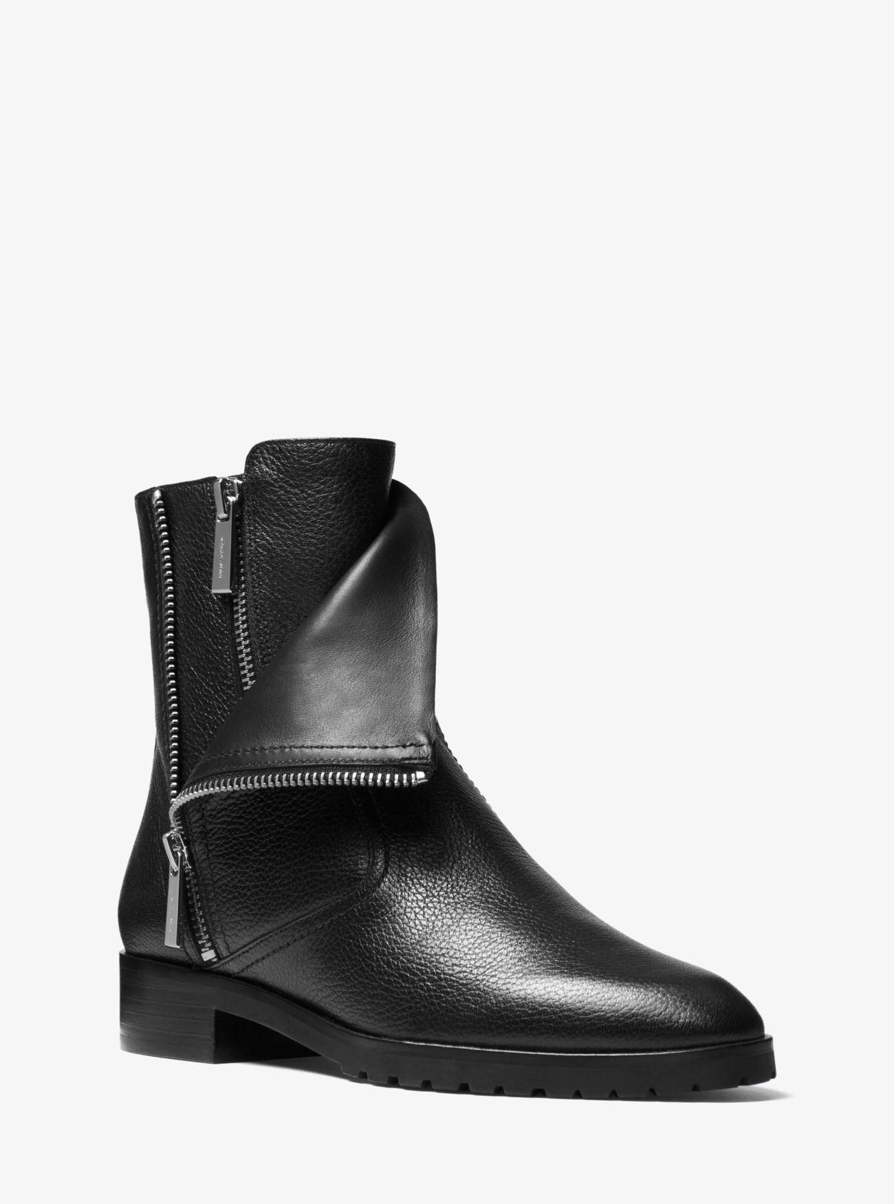 andi black knee high boots