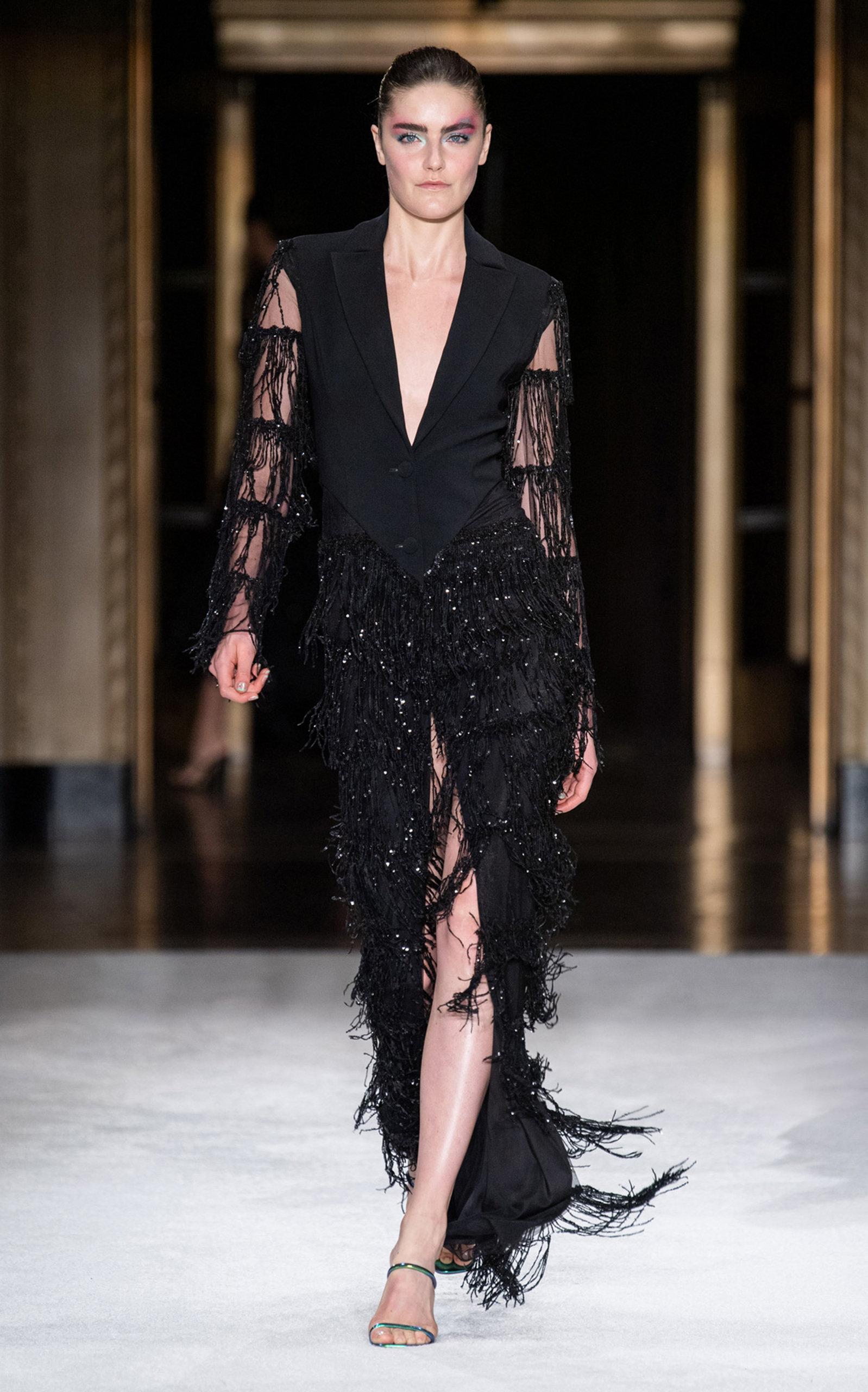 sequin tuxedo women's