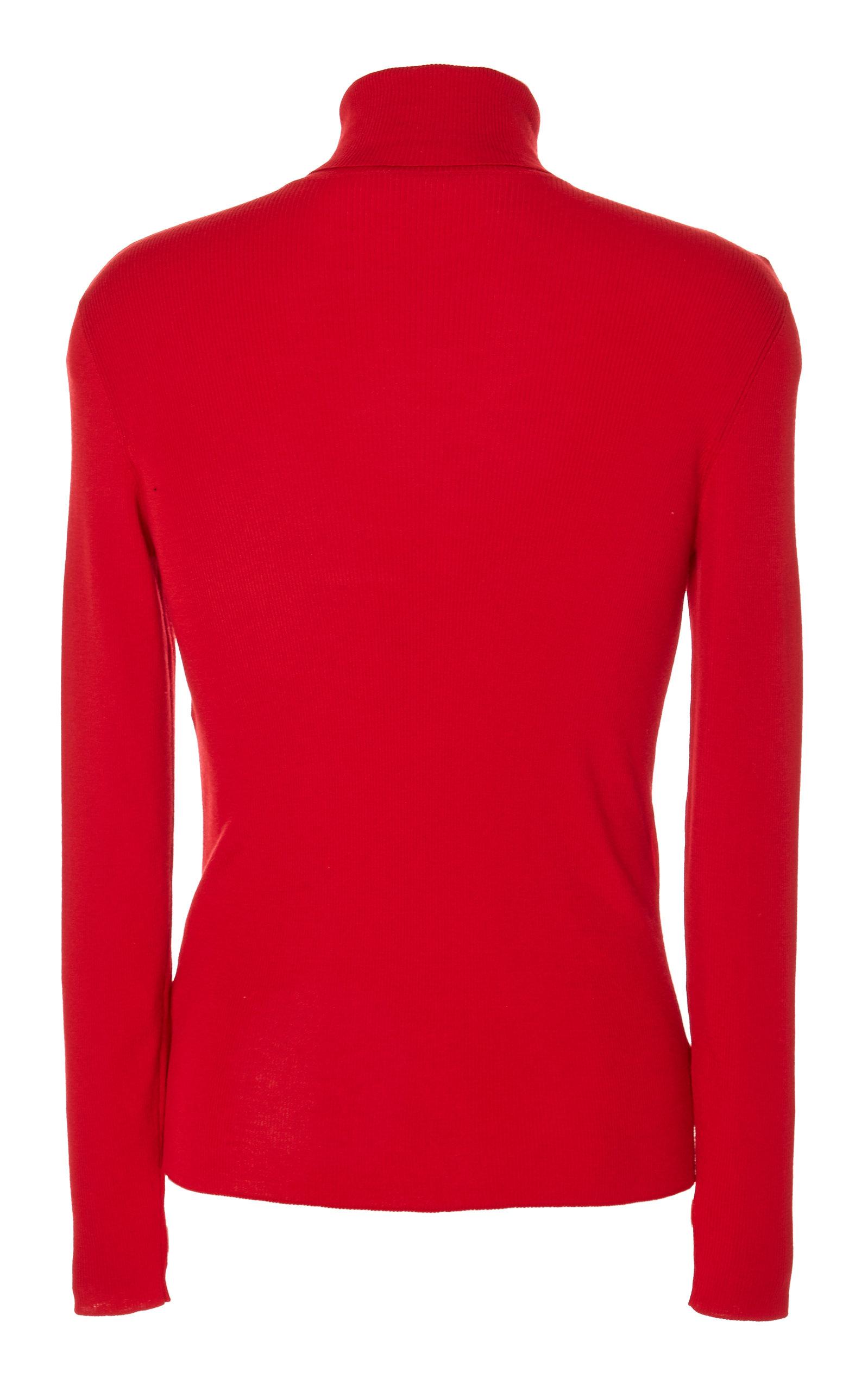 Ralph Lauren Turtleneck Wool Sweater in Red for Men - Lyst