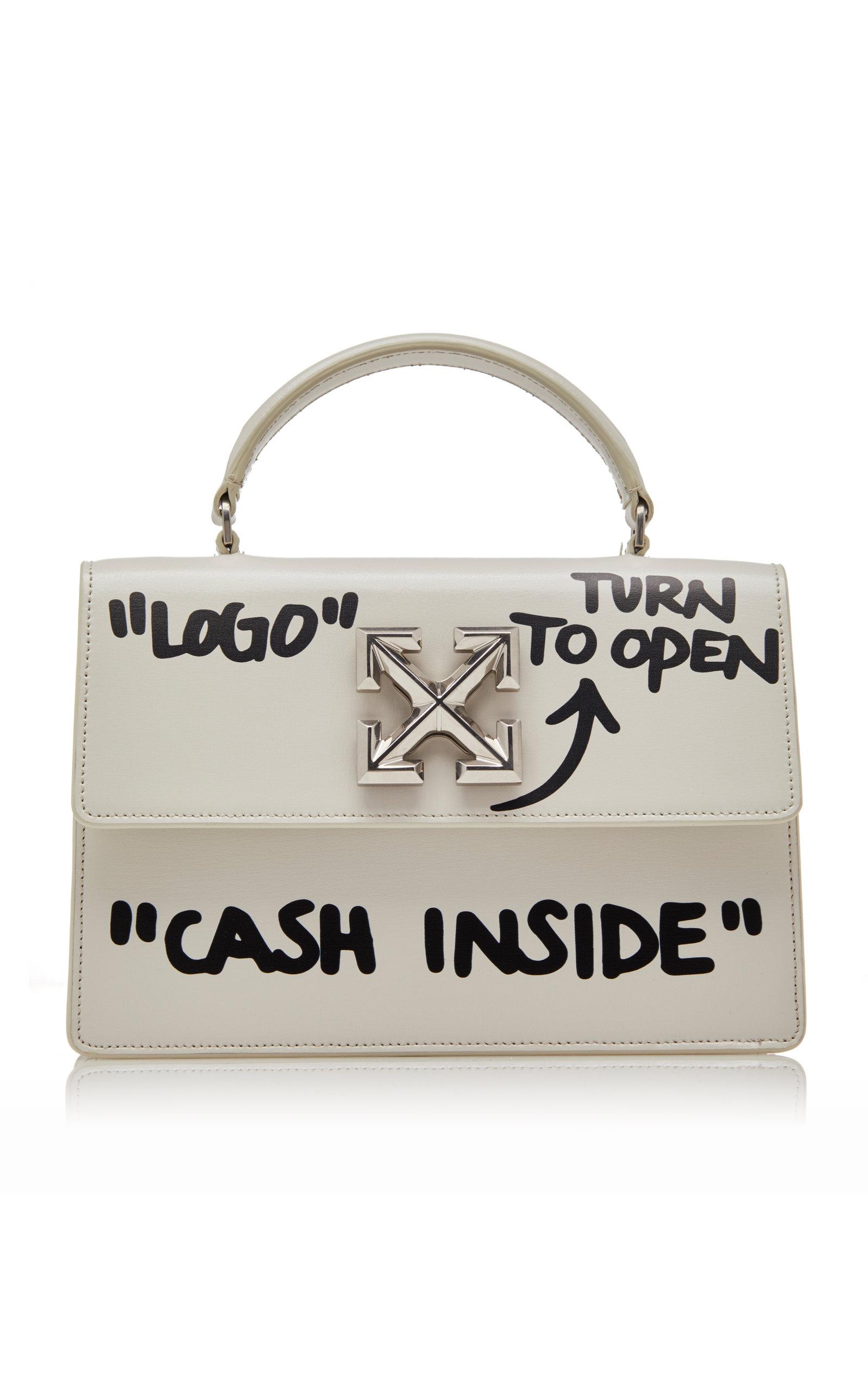 Lyst - Off-White c/o Virgil Abloh Jitney 1.4 Cash Inside Leather Bag in ...