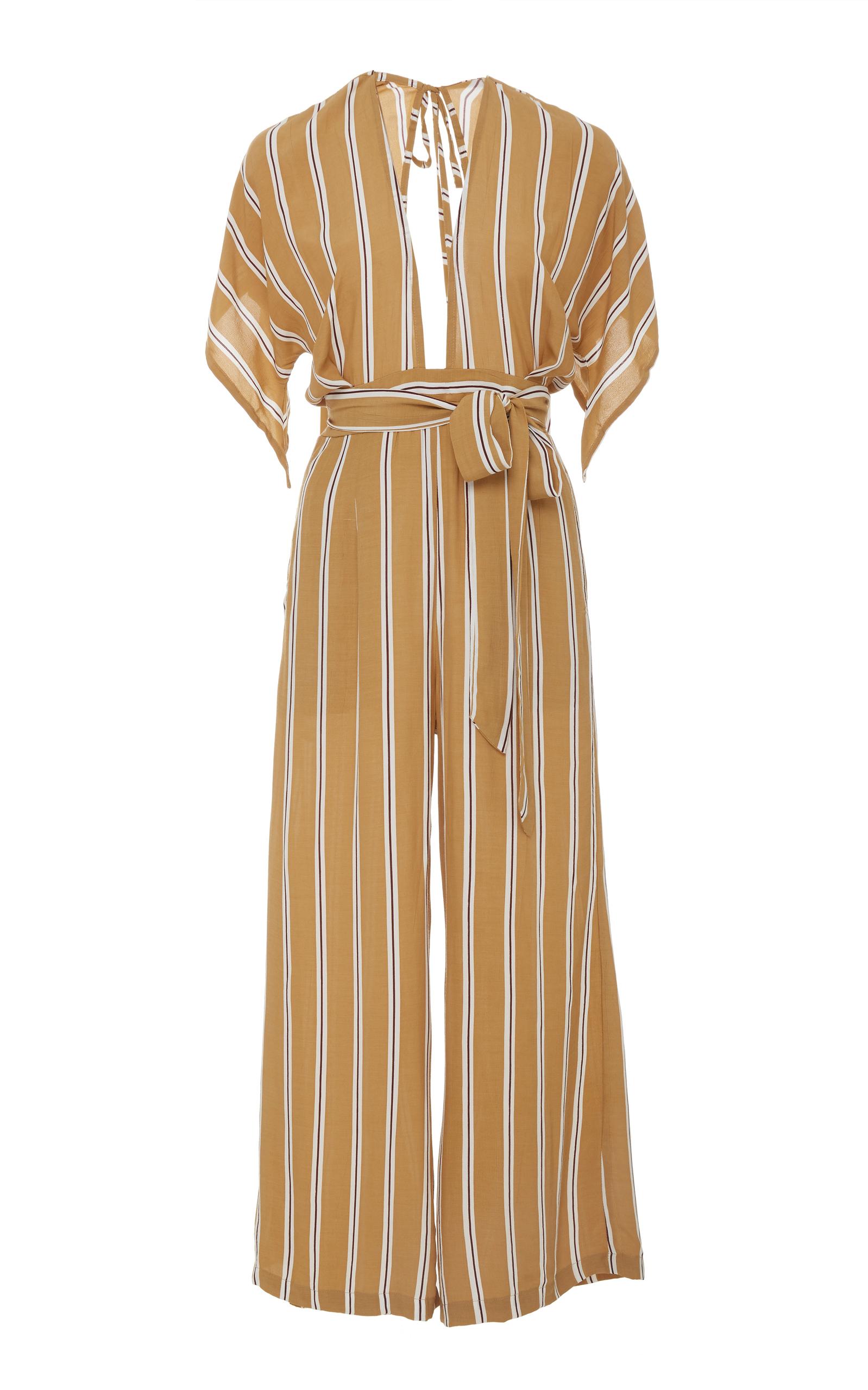 lyst faithfull the brand cedric v jumpsuit lyst faithfull the brand cedric v jumpsuit