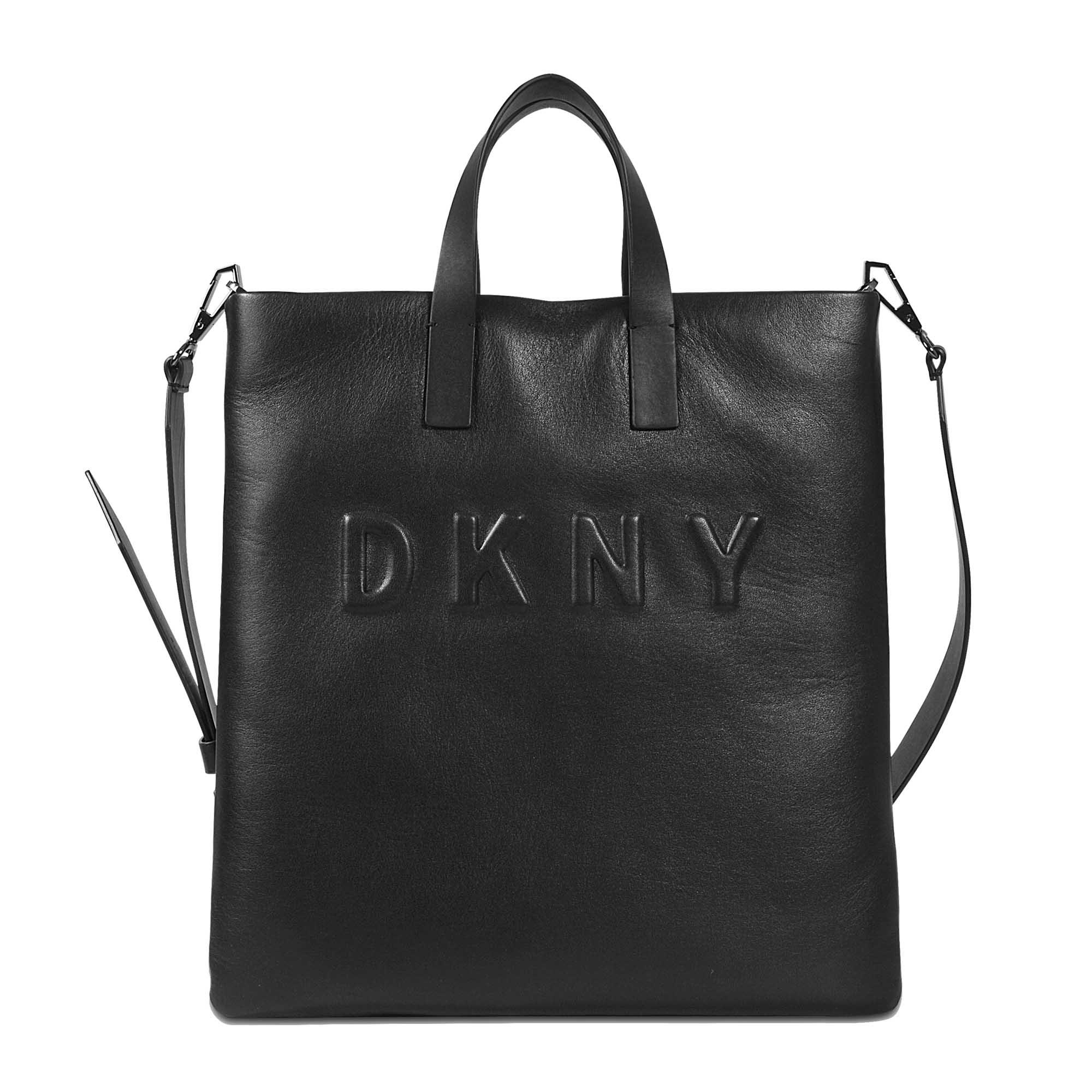 dkny tote black