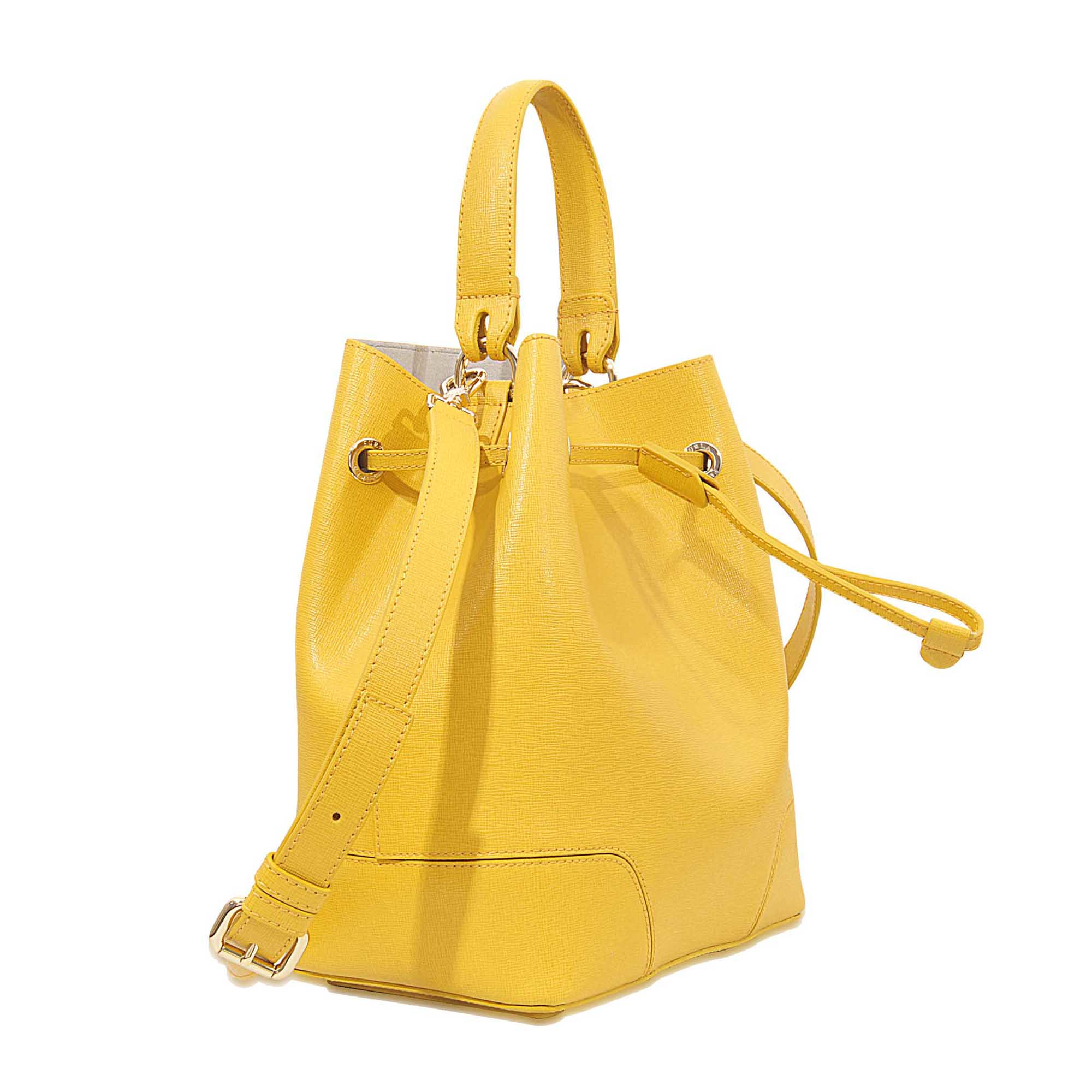 Lyst Furla Stacy S Bucket Bag in Yellow