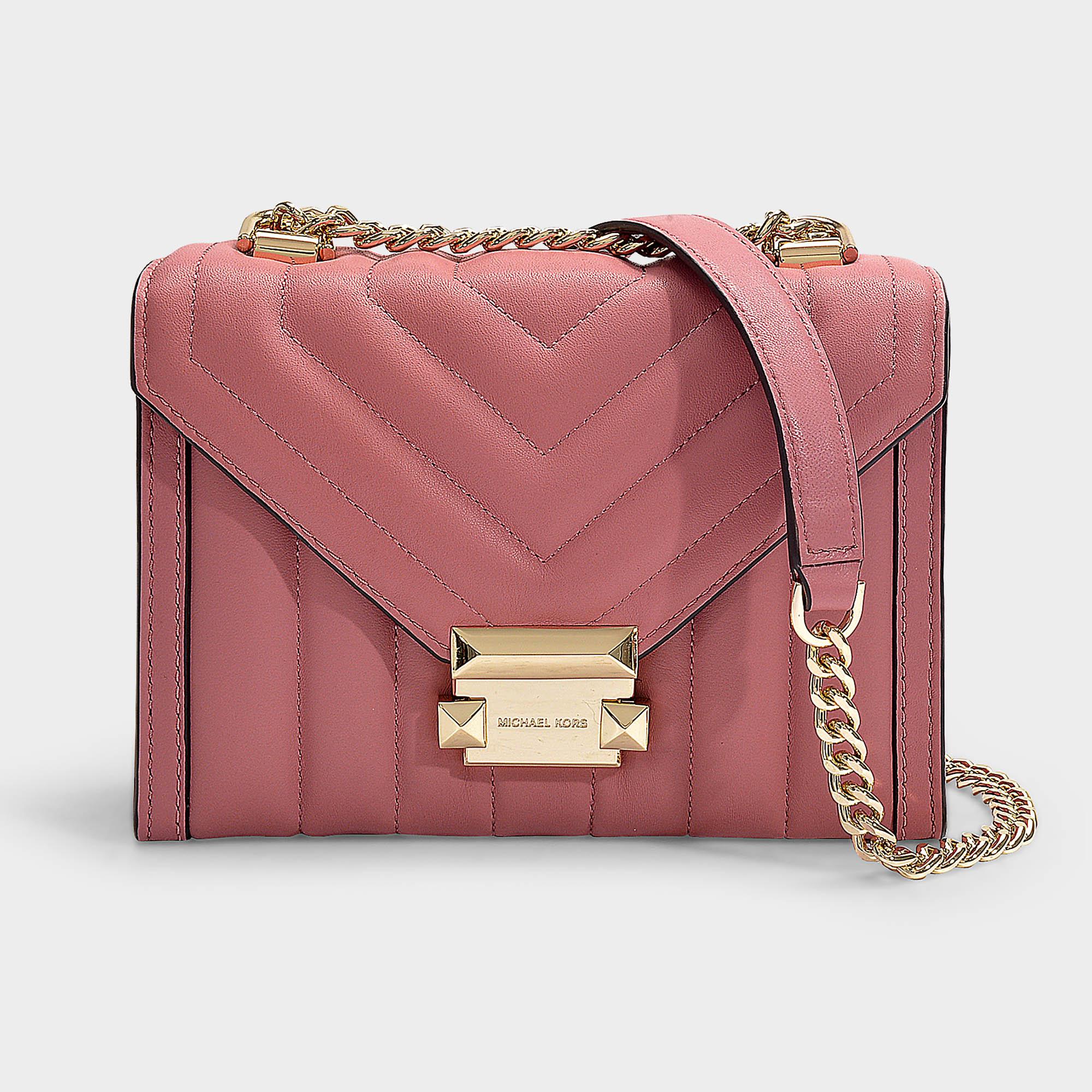 michael kors small pink bag