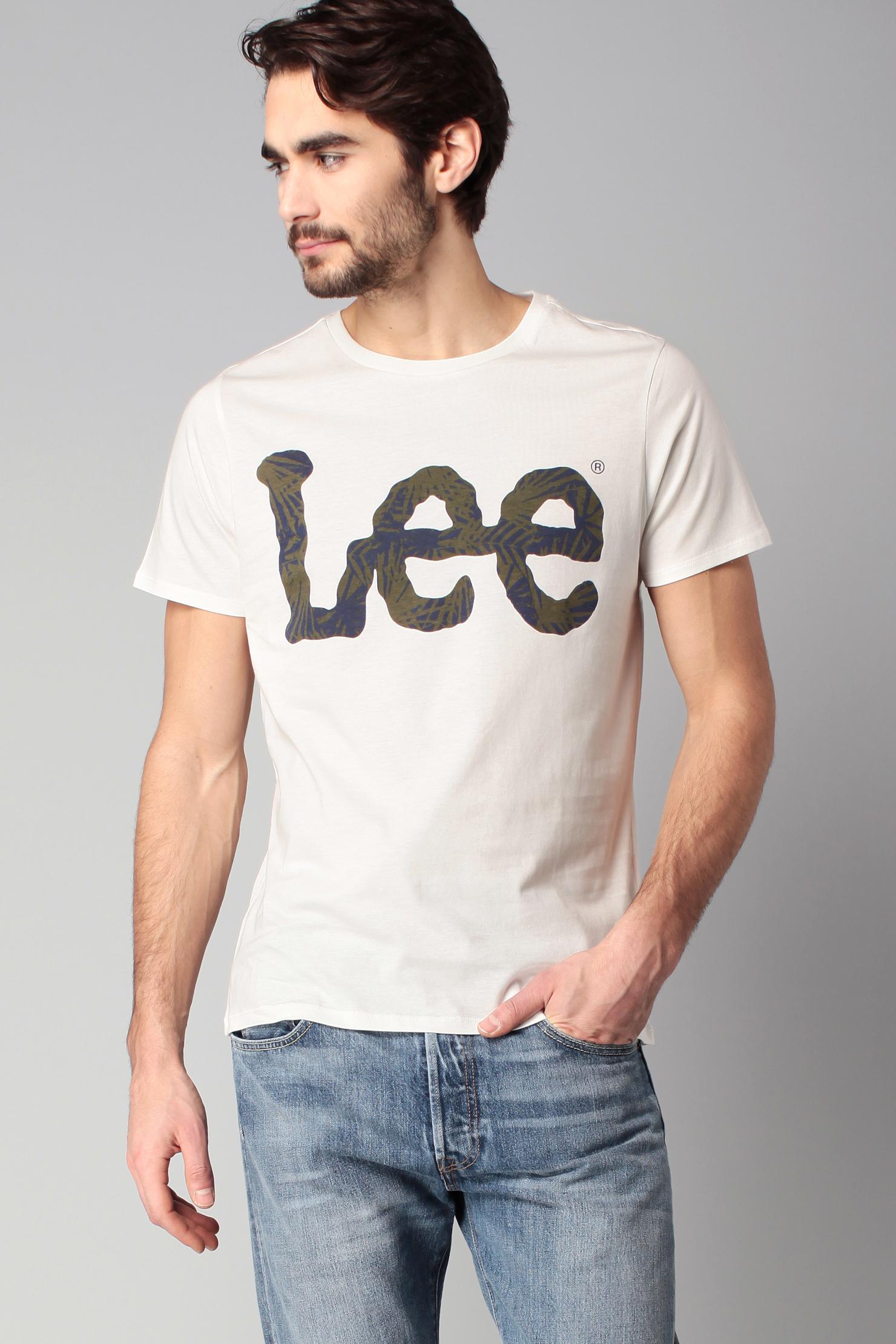 Lee jeans T-shirt in White for Men | Lyst