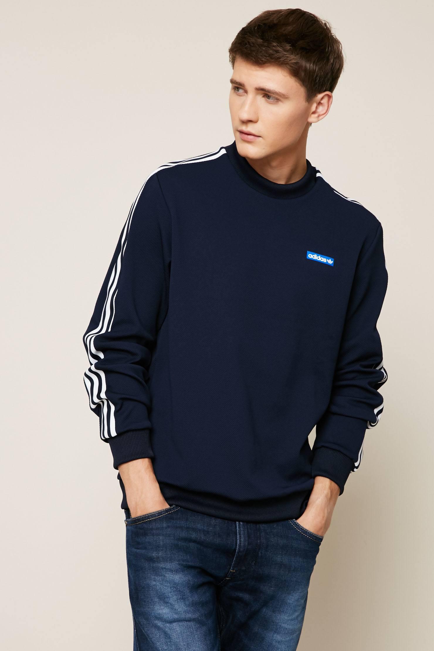 Lyst - Adidas Sweatshirt in Blue for Men