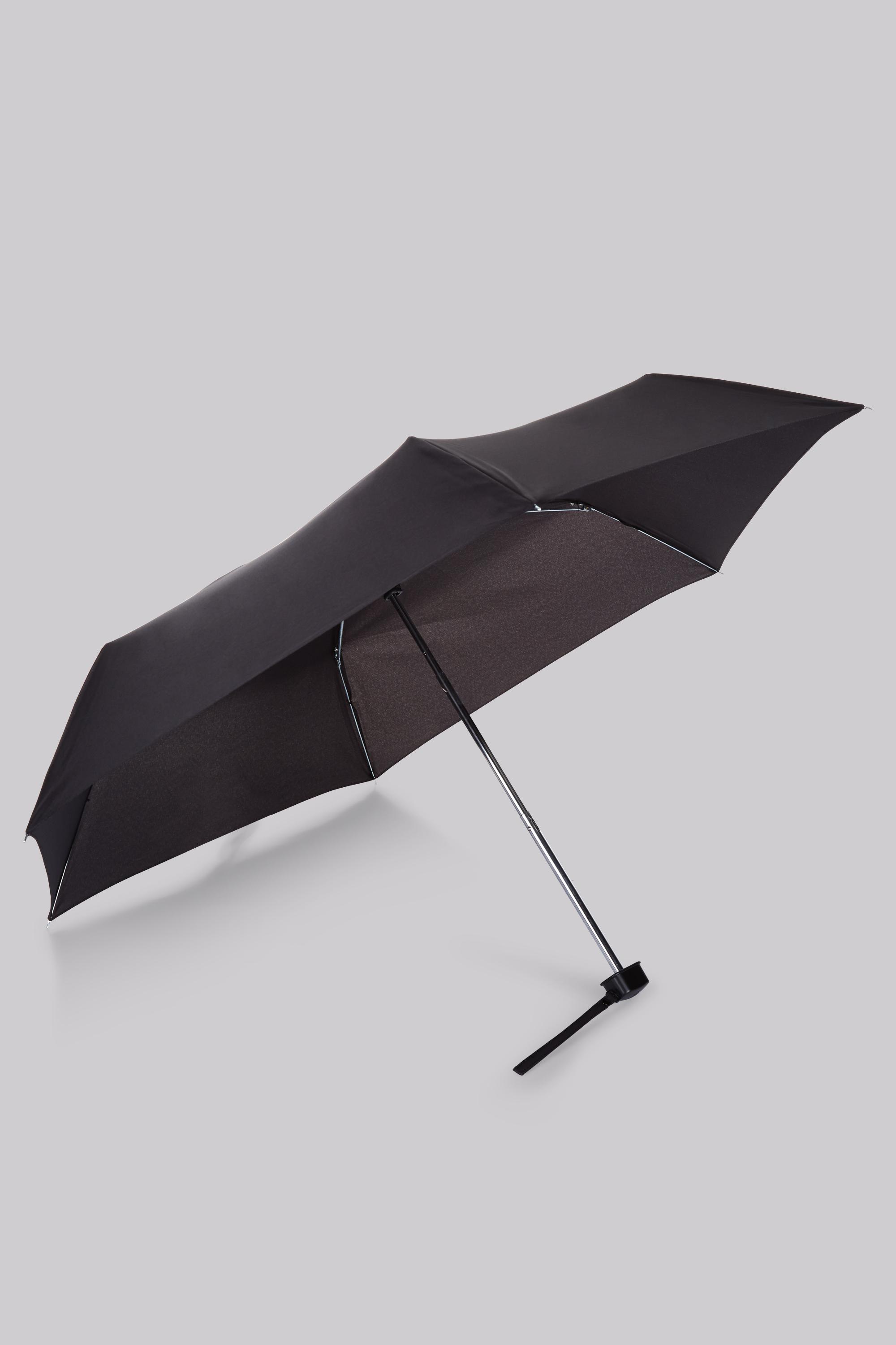 Fulton Superslim-1 Compact Umbrella Brolly Lightweight Slim Case Black
