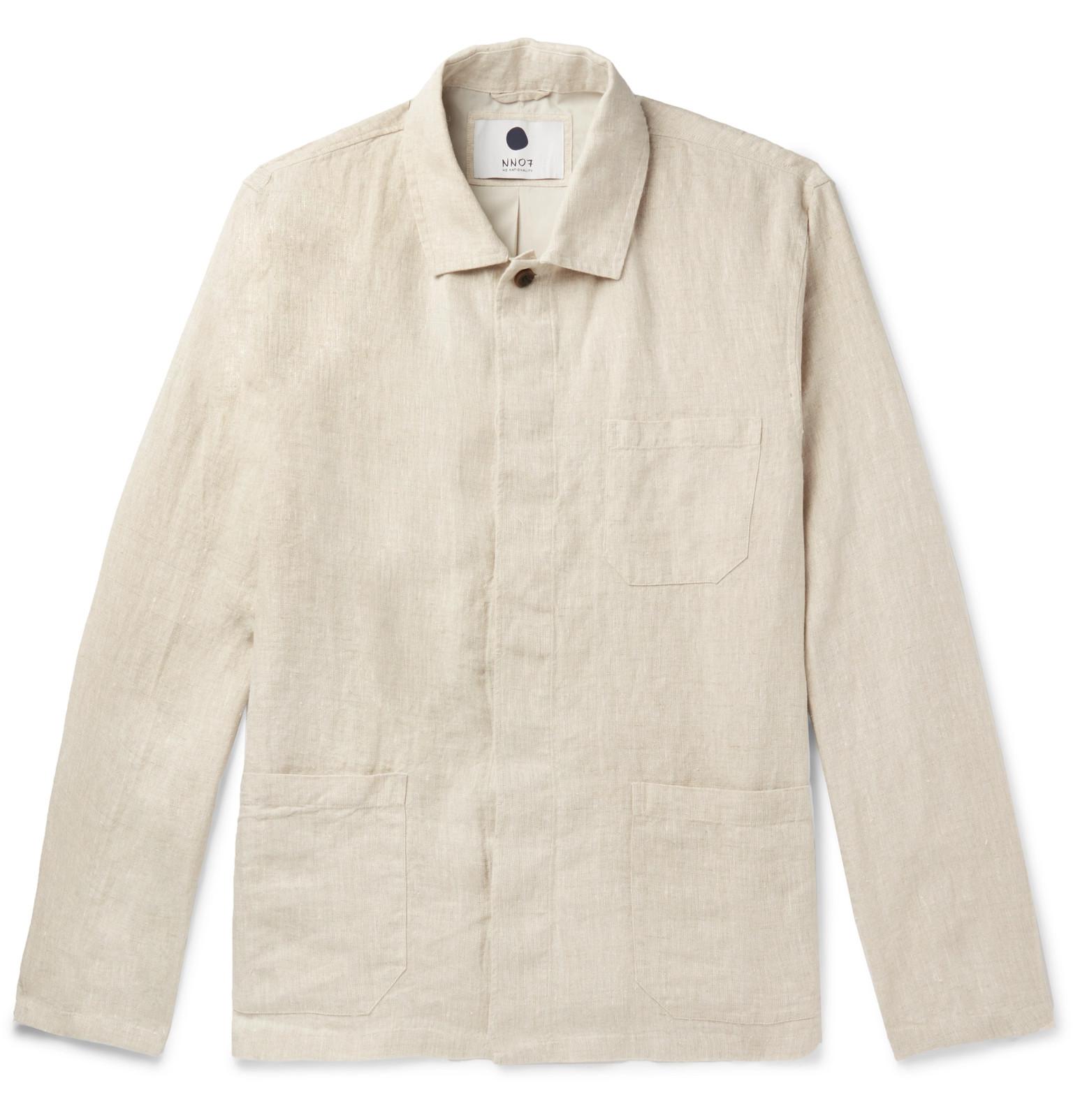 linen over shirt