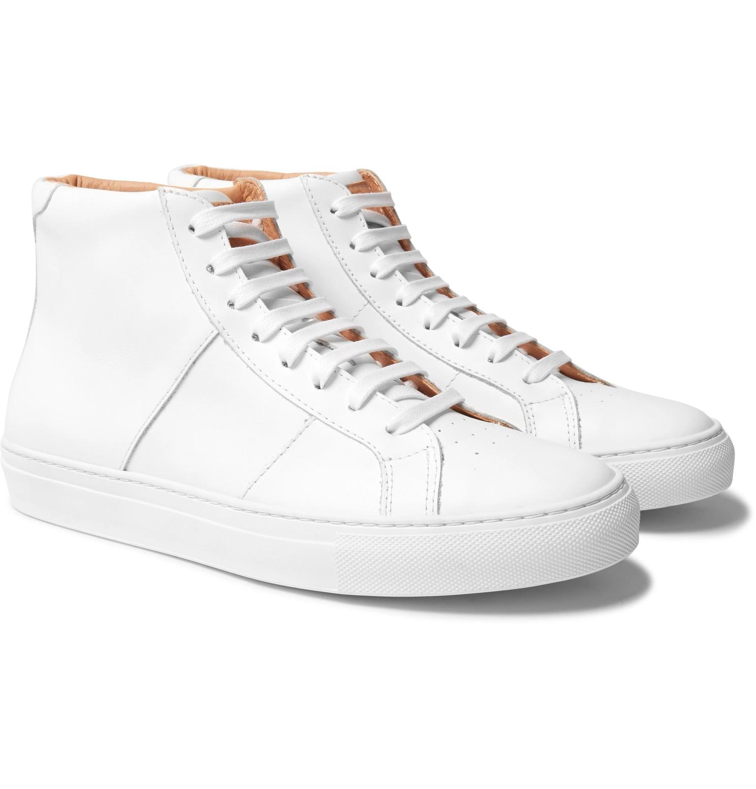 GREATS The Royale Leather High-top Sneakers in White for Men - Lyst