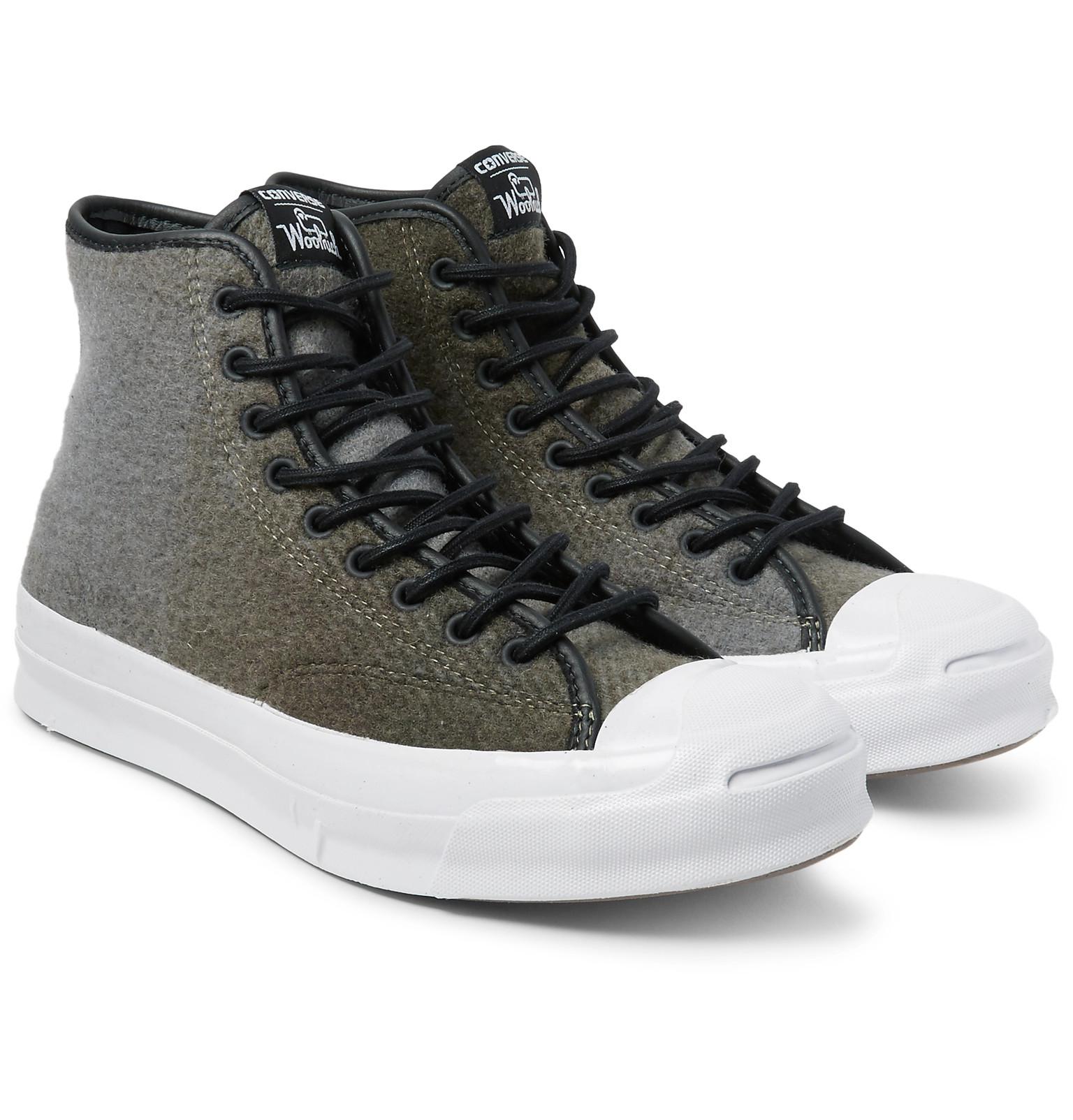 Lyst - Converse + Woolrich Jack Purcell Signature Wool High-top ...