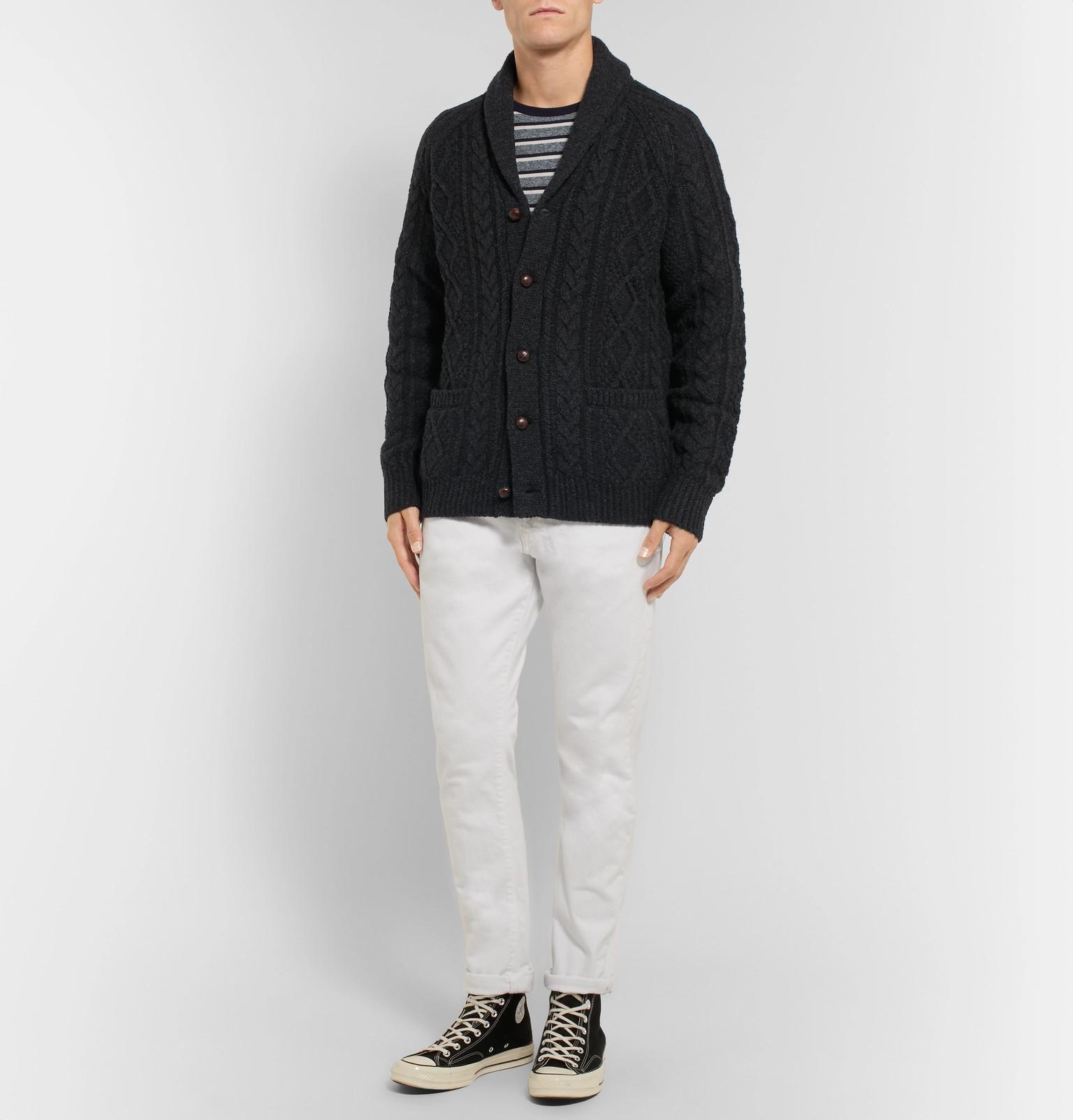 polo wool cardigan