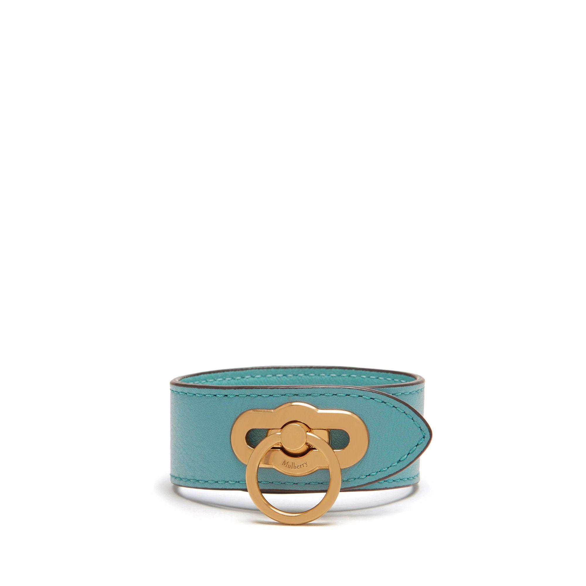 Mulberry Amberley Bracelet In Dark Frozen Smooth Calf in Blue - Lyst