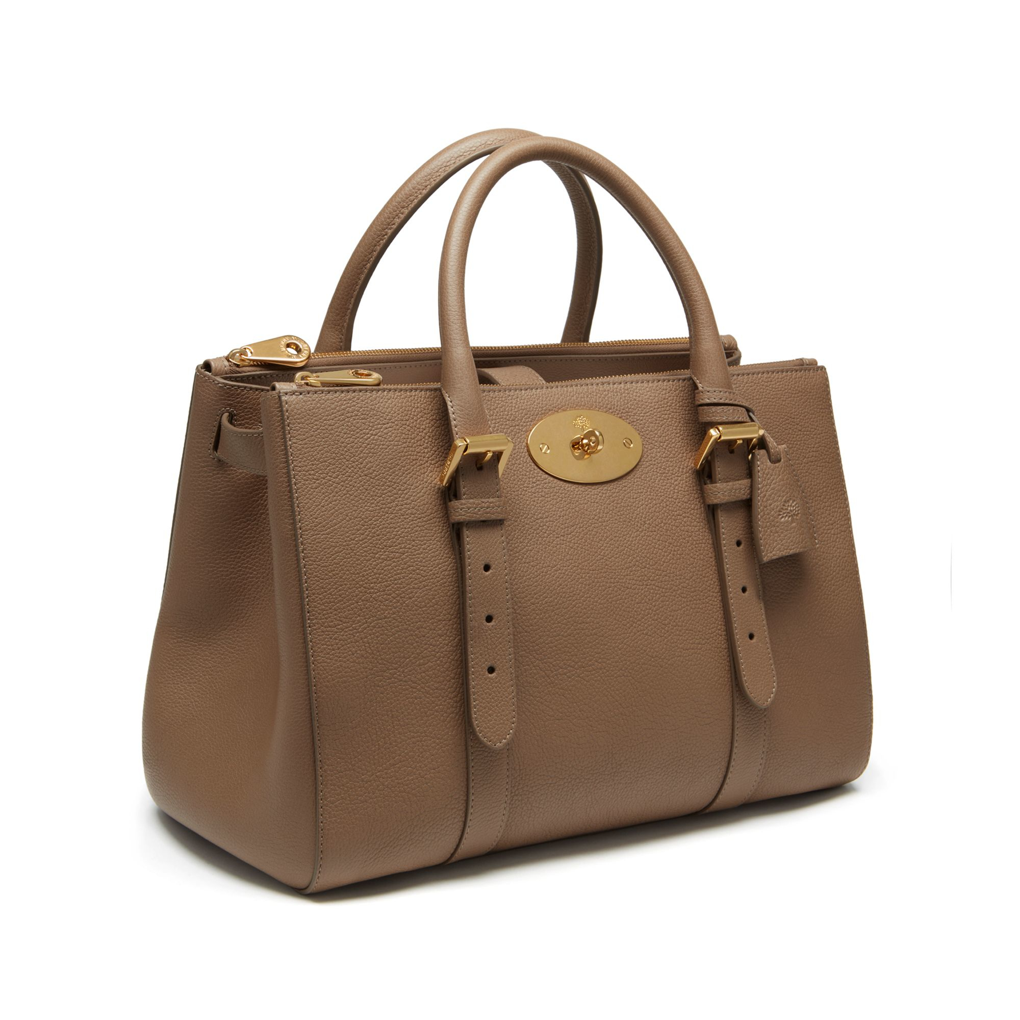 Lyst - Mulberry Bayswater Double Zip Tote in Brown