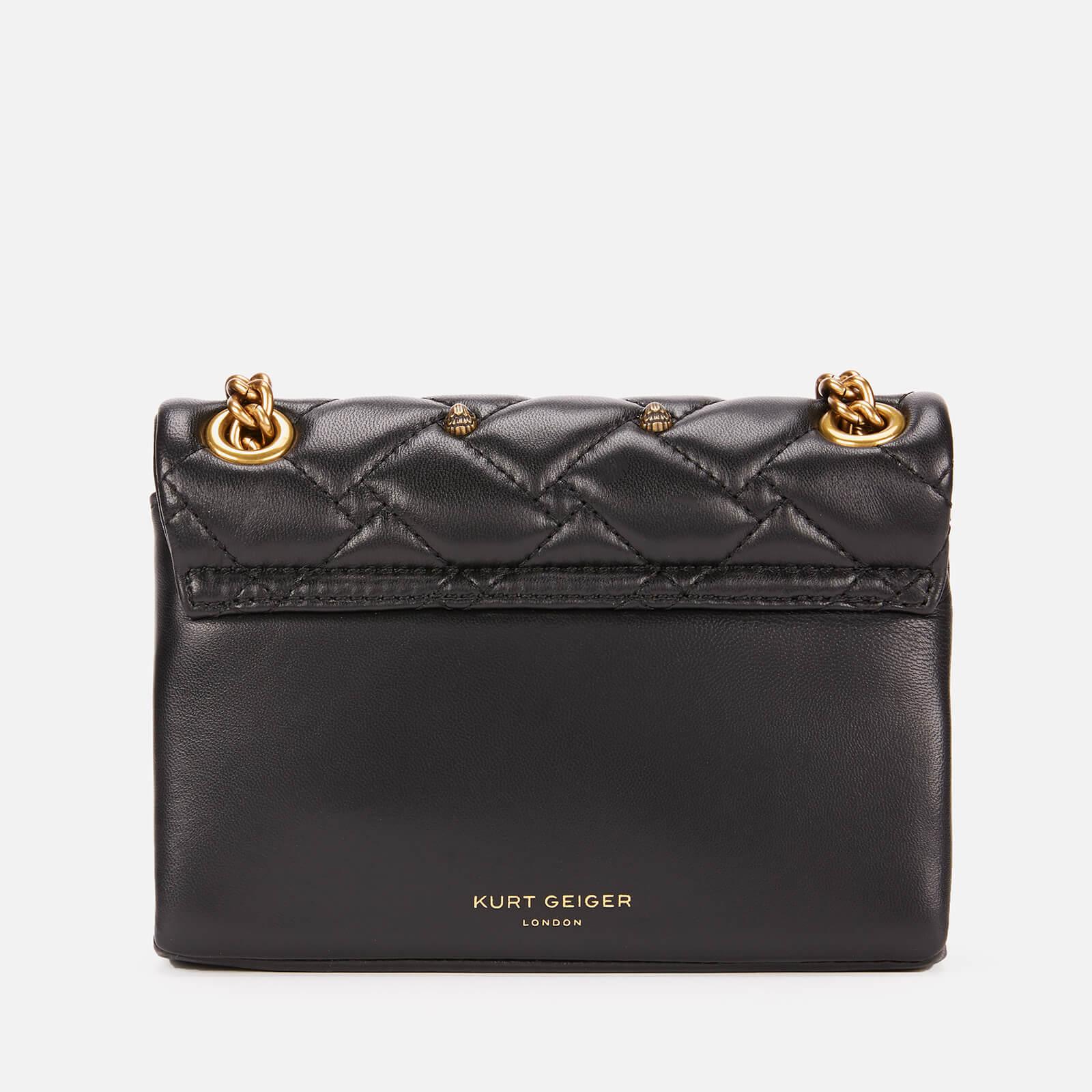 Kurt Geiger Leather Mini Kensington C in Black Lyst