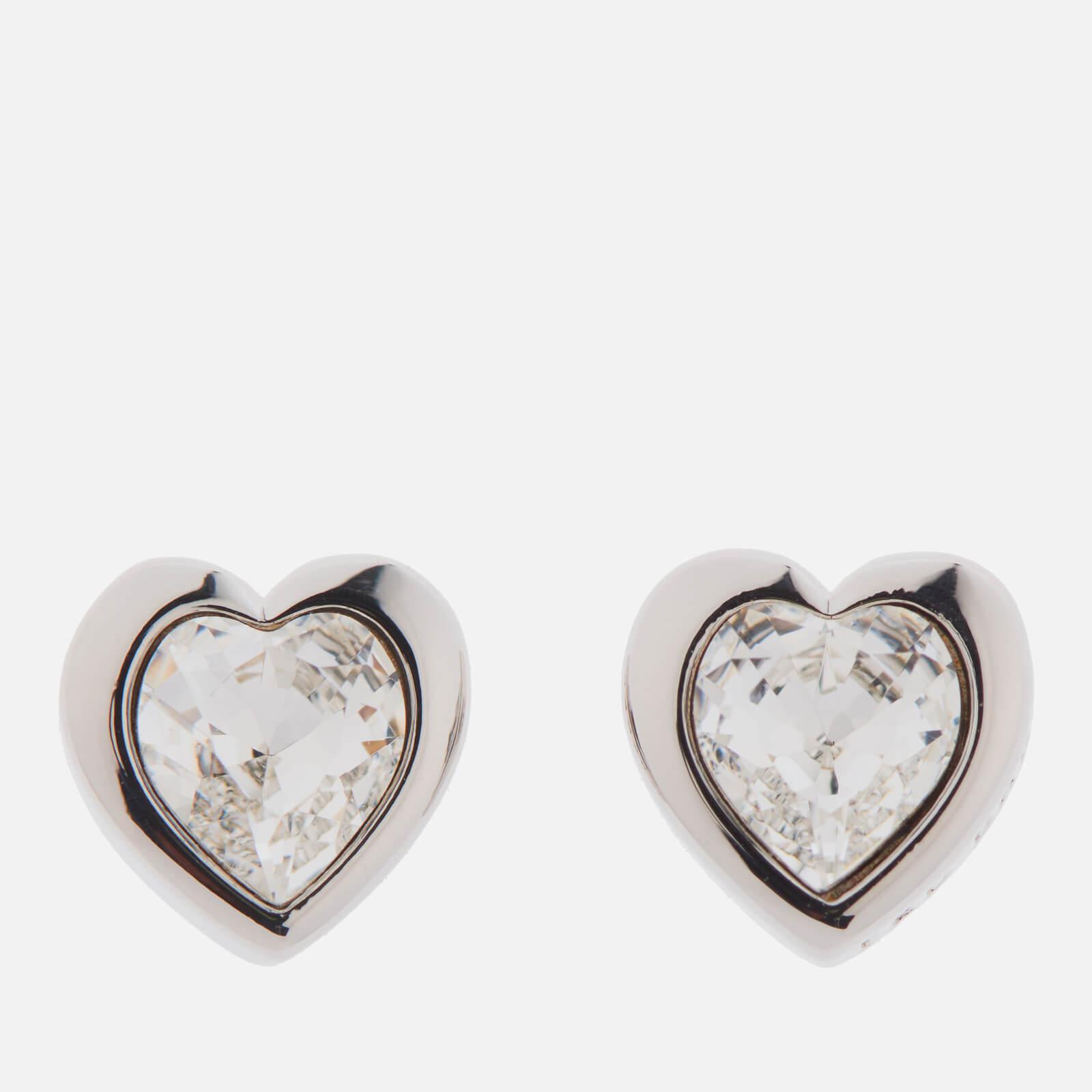 Lyst Ted Baker Han Swarovski Crystal Heart Earrings In Metallic Ted Baker Women S Metallic Han Swarovski Crystal Heart Earrings