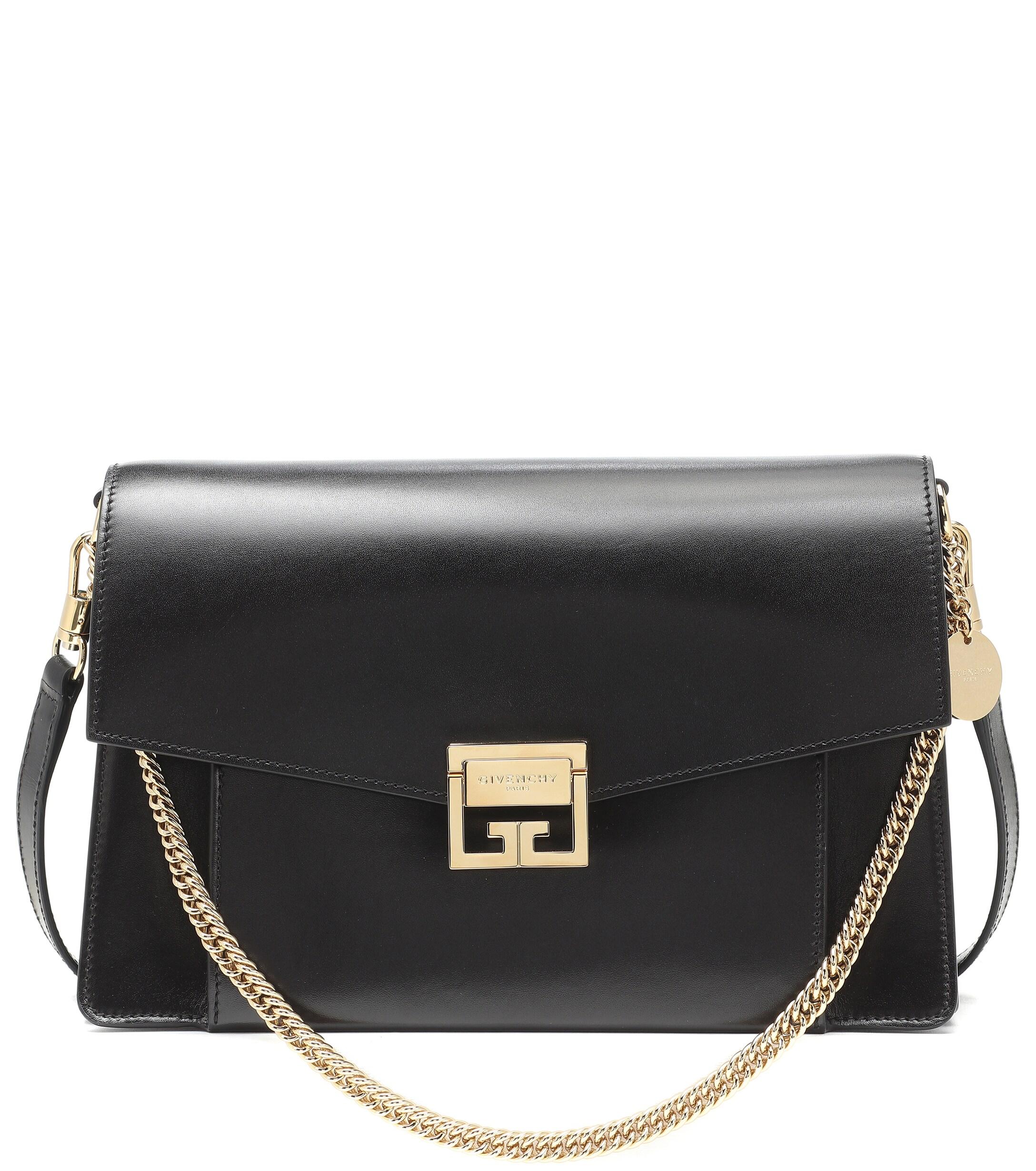 Givenchy Medium Gv3 Leather Shoulder Bag In Black - Lyst