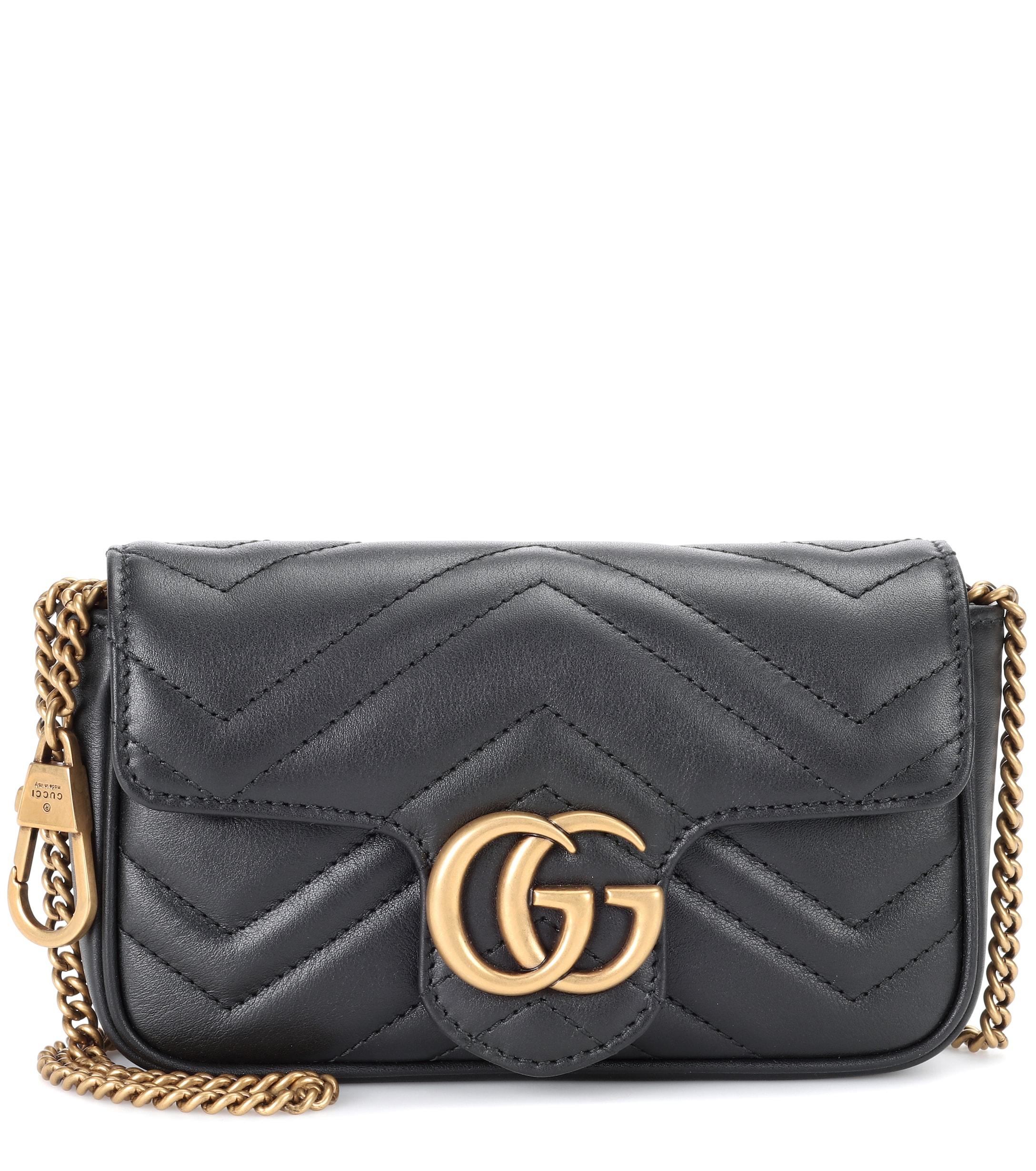 Gucci GG Marmont Mini Shoulder Bag - Lyst