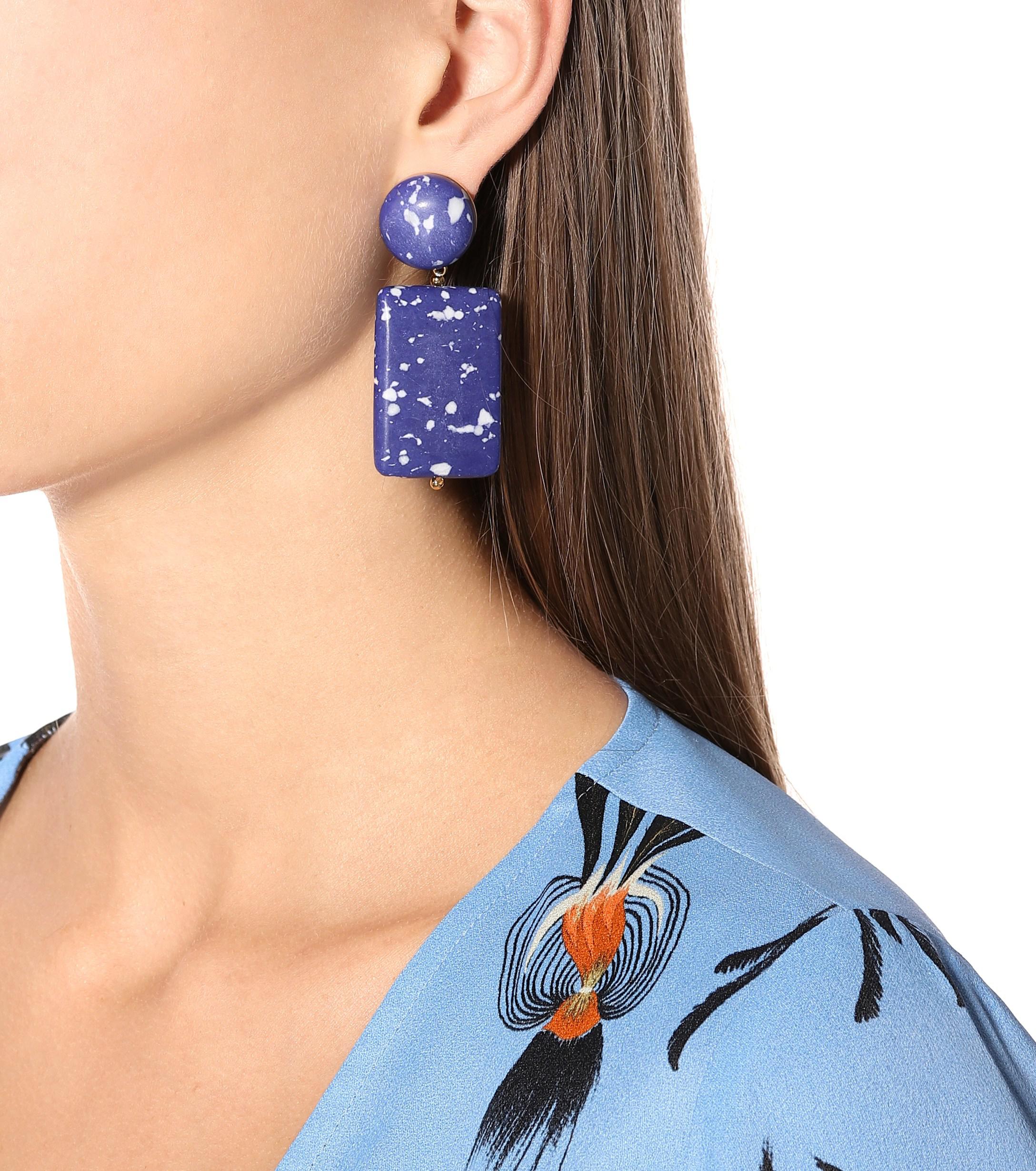Lyst - Lele Sadoughi Keepsake Stone Earrings in Blue
