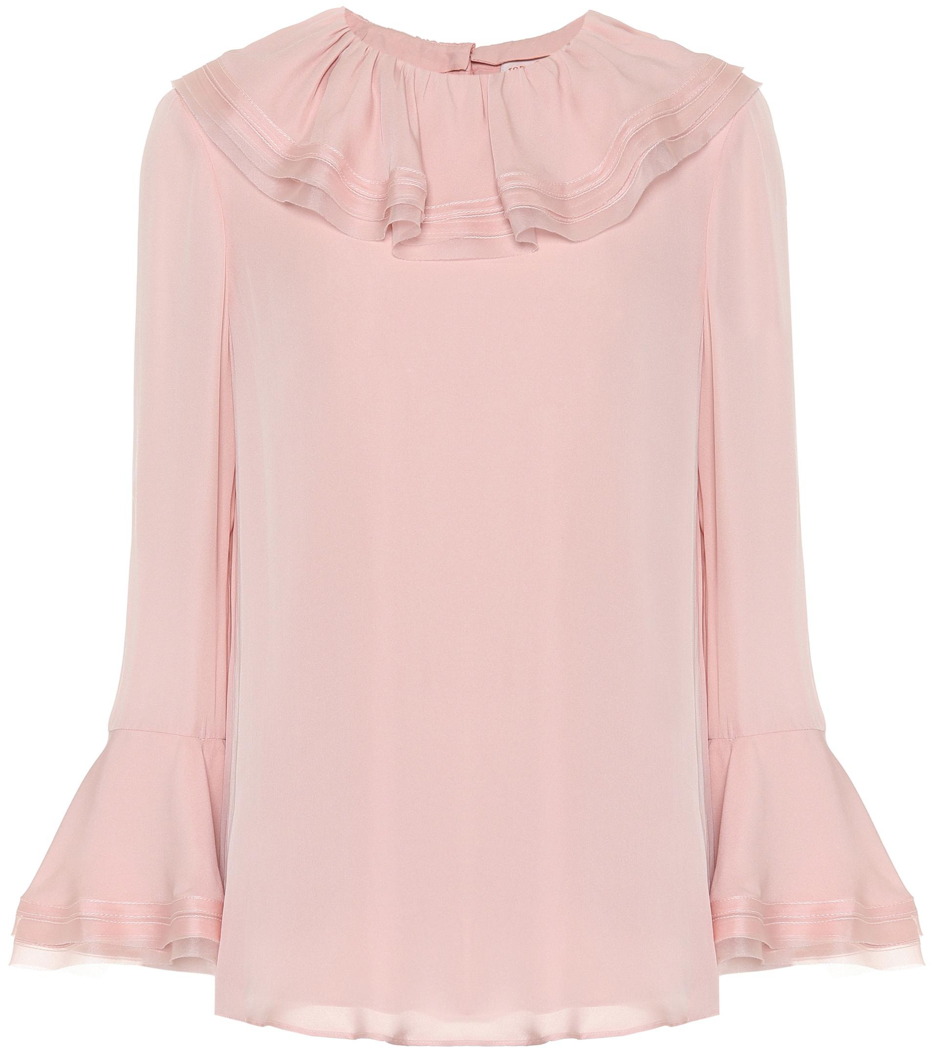 tory burch silk blouses