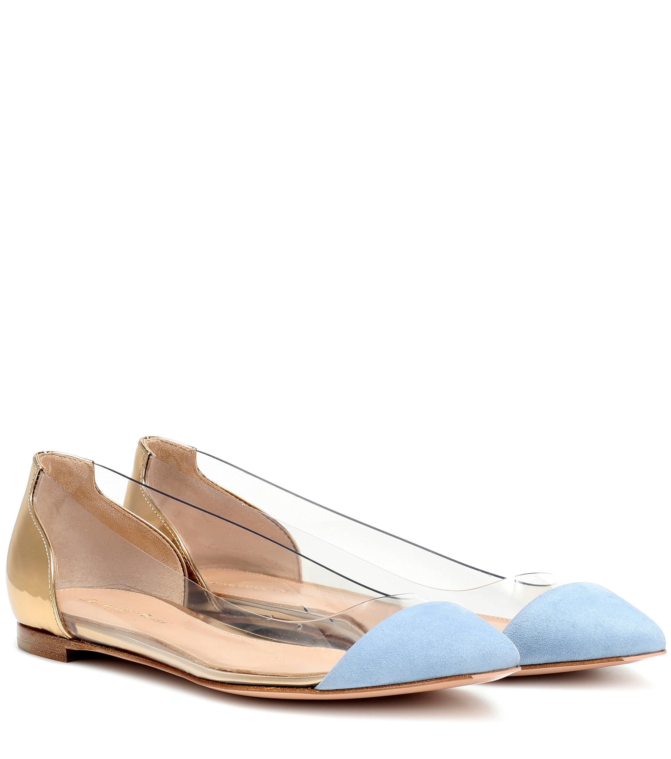 gianvito rossi plexi flat