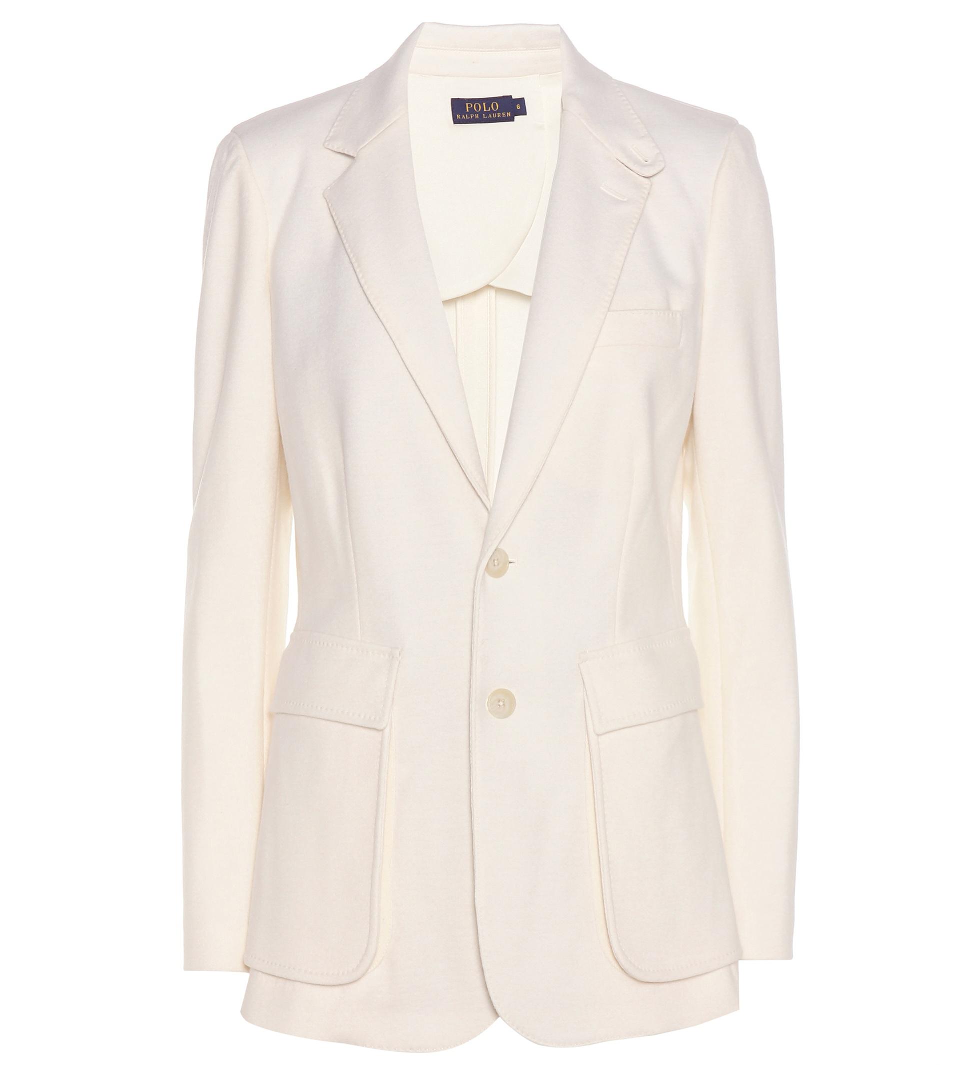 Lyst - Polo Ralph Lauren Wool-blend Jacket in White