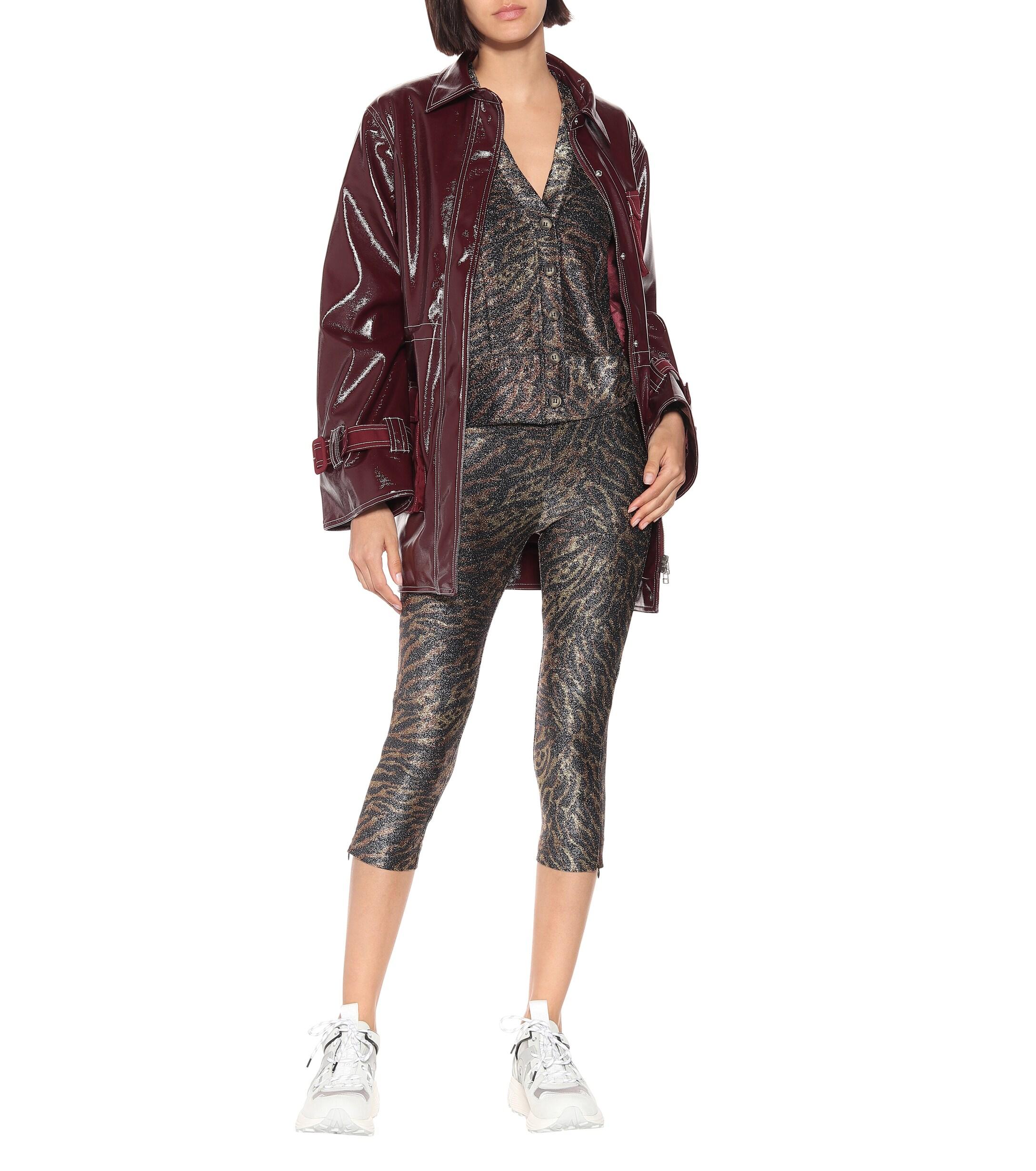 ganni lurex silk