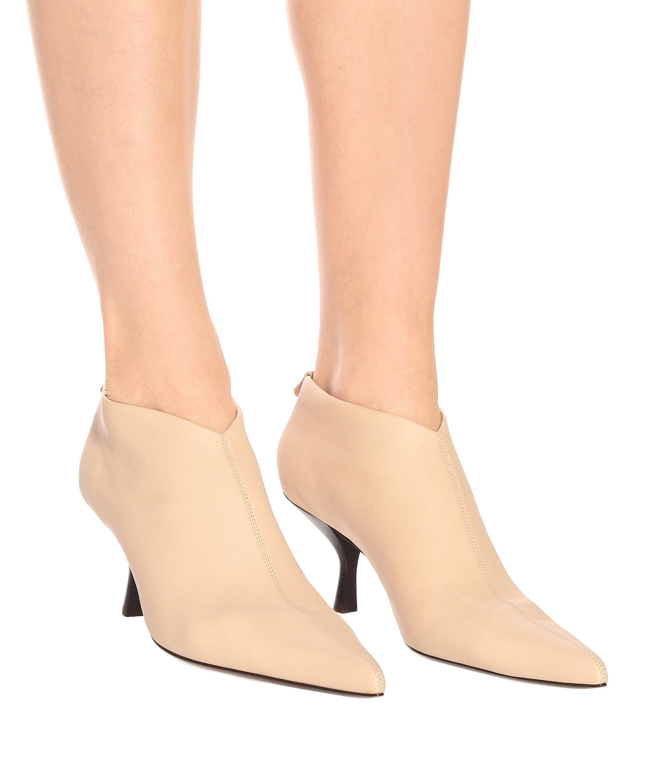 the row bourgeoise leather ankle boots