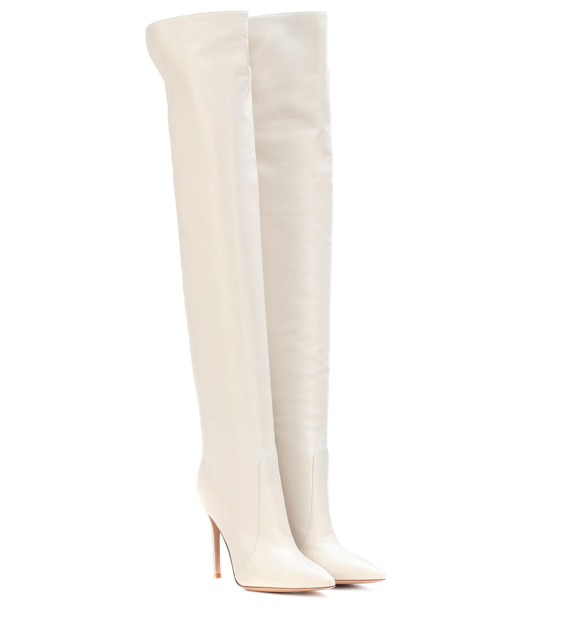 gianvito rossi over the knee leather boots
