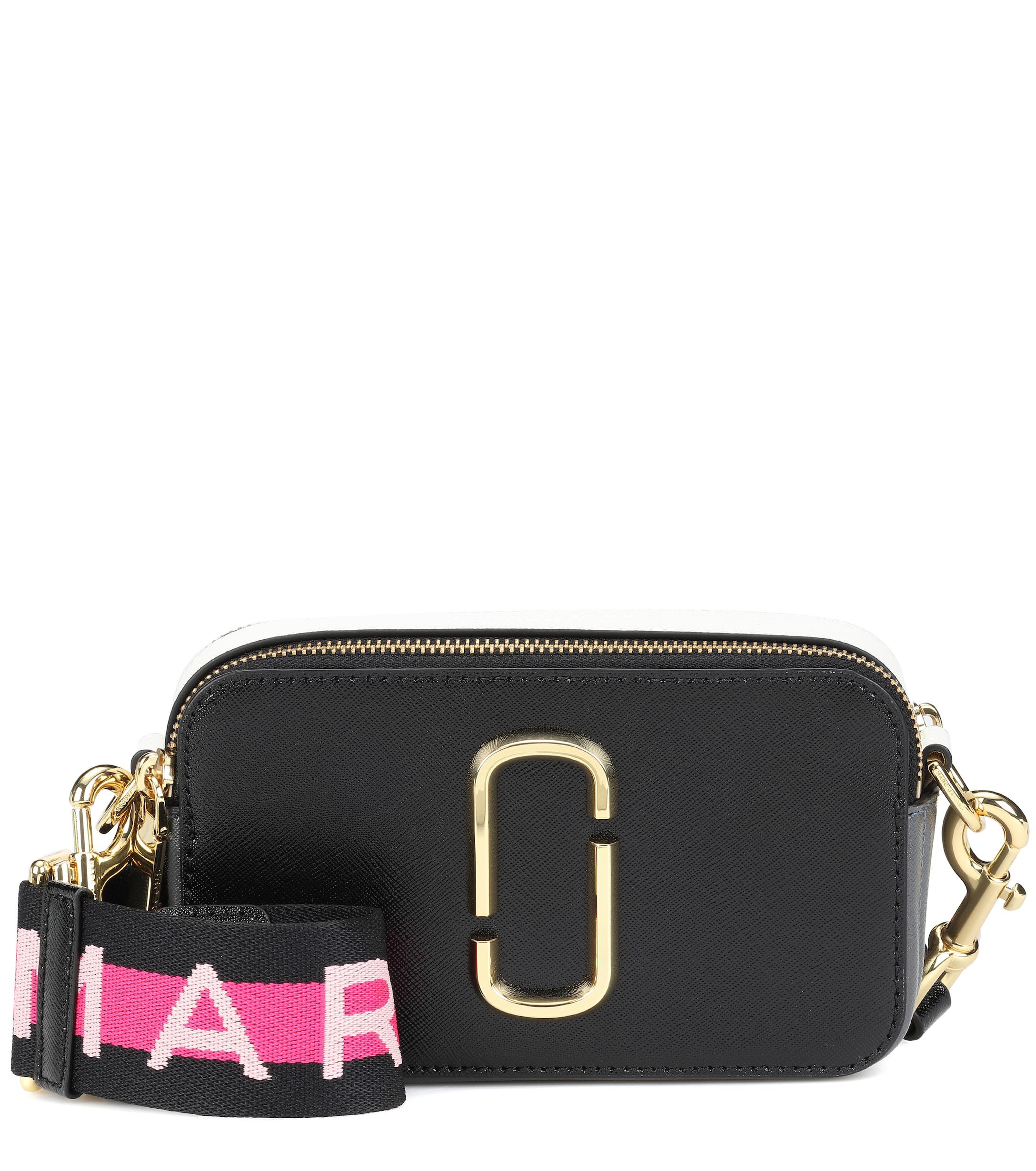 Lyst - Marc Jacobs Snapshot Small Leather Camera Bag in Black