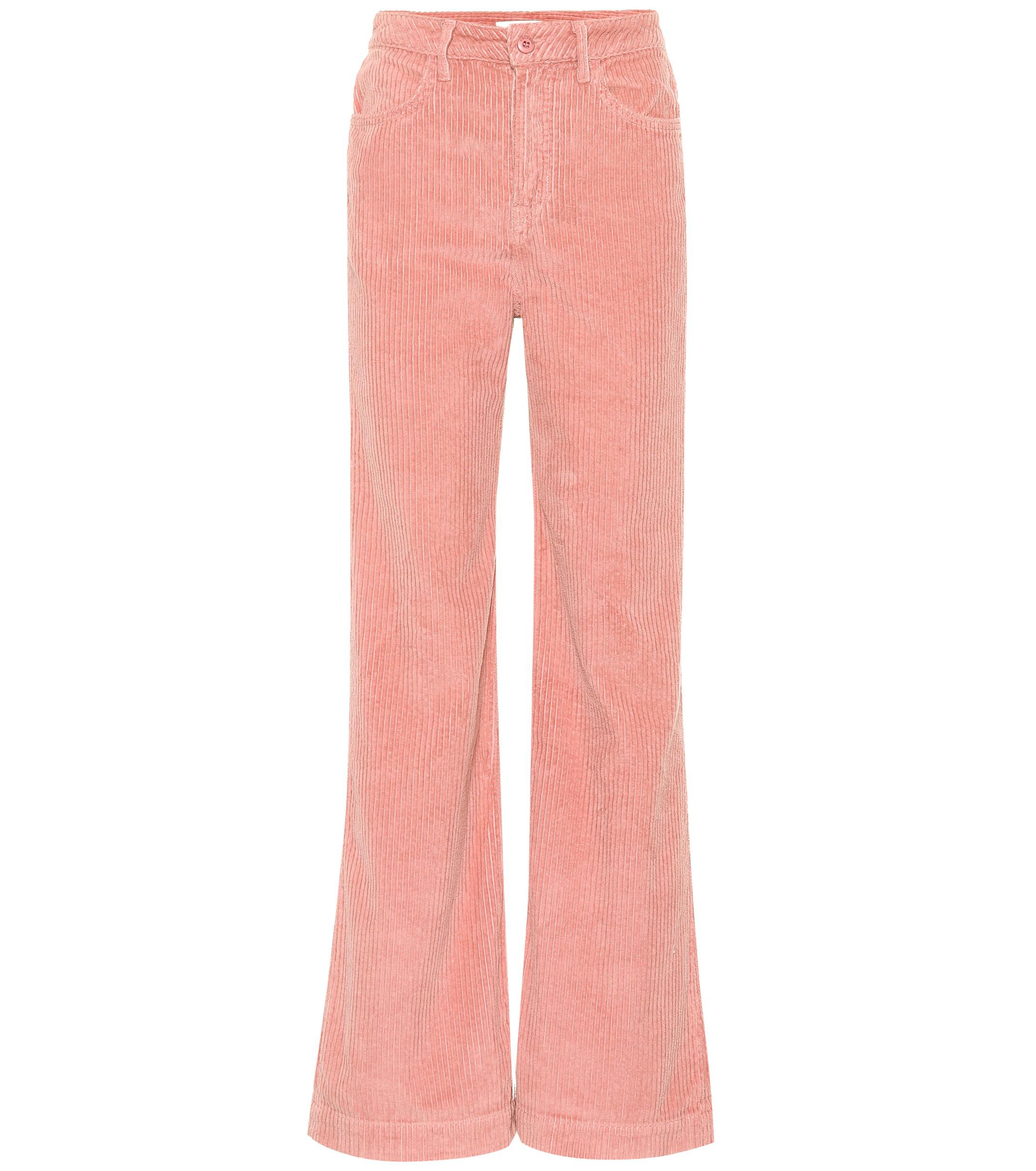 asos pink corduroy pants