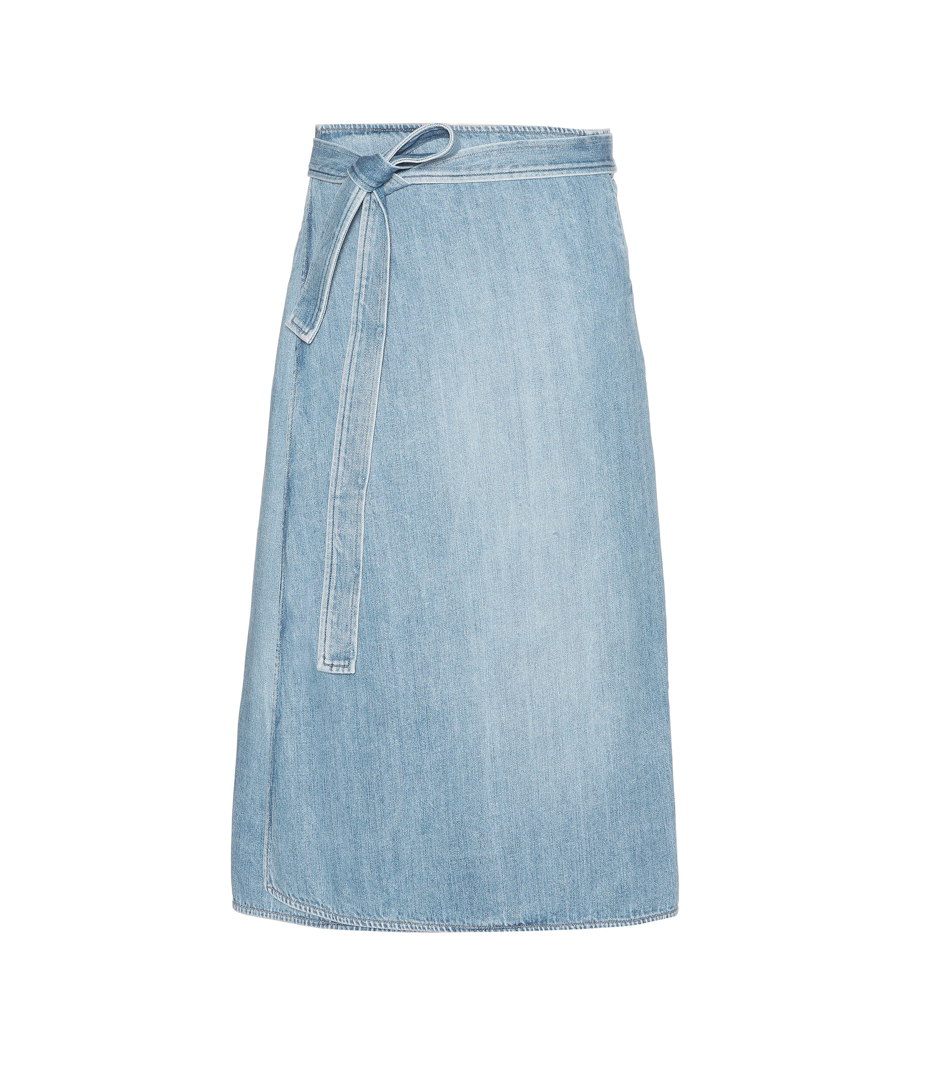 Lyst - Citizens of Humanity Donna Denim Wrap Skirt in Blue