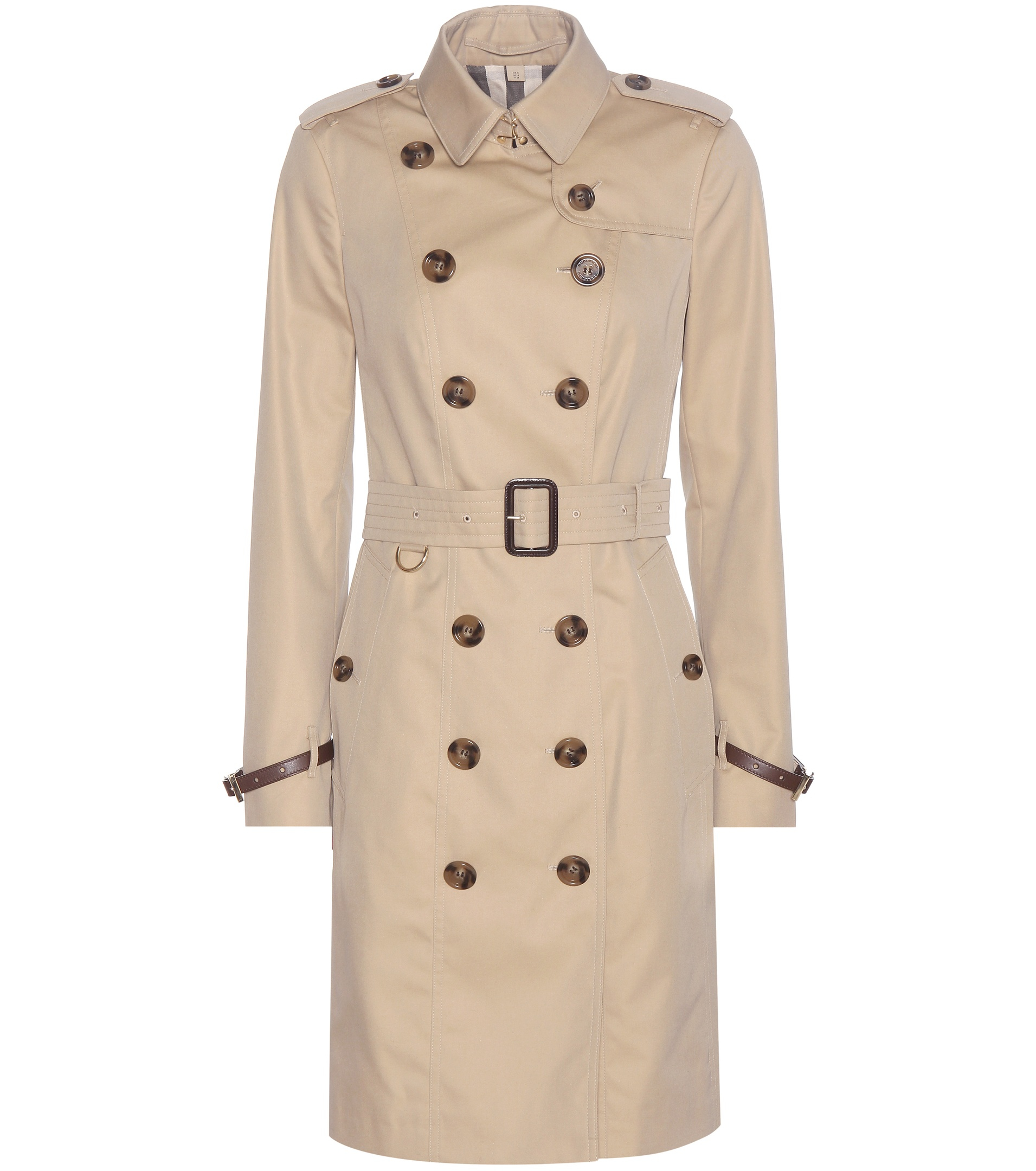 Lyst - Burberry The Sandringham Cotton Trench Coat in Natural